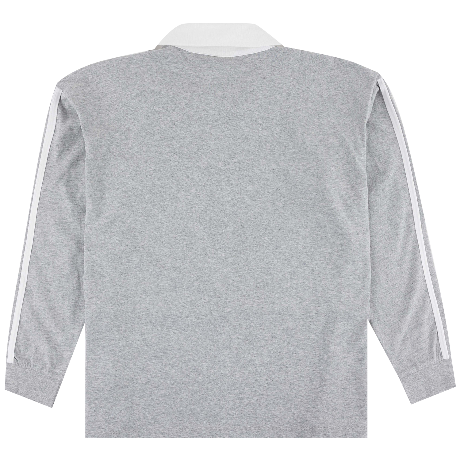 Texas A&M Oversized Stripe Polo Long Sleeve Top - Gray