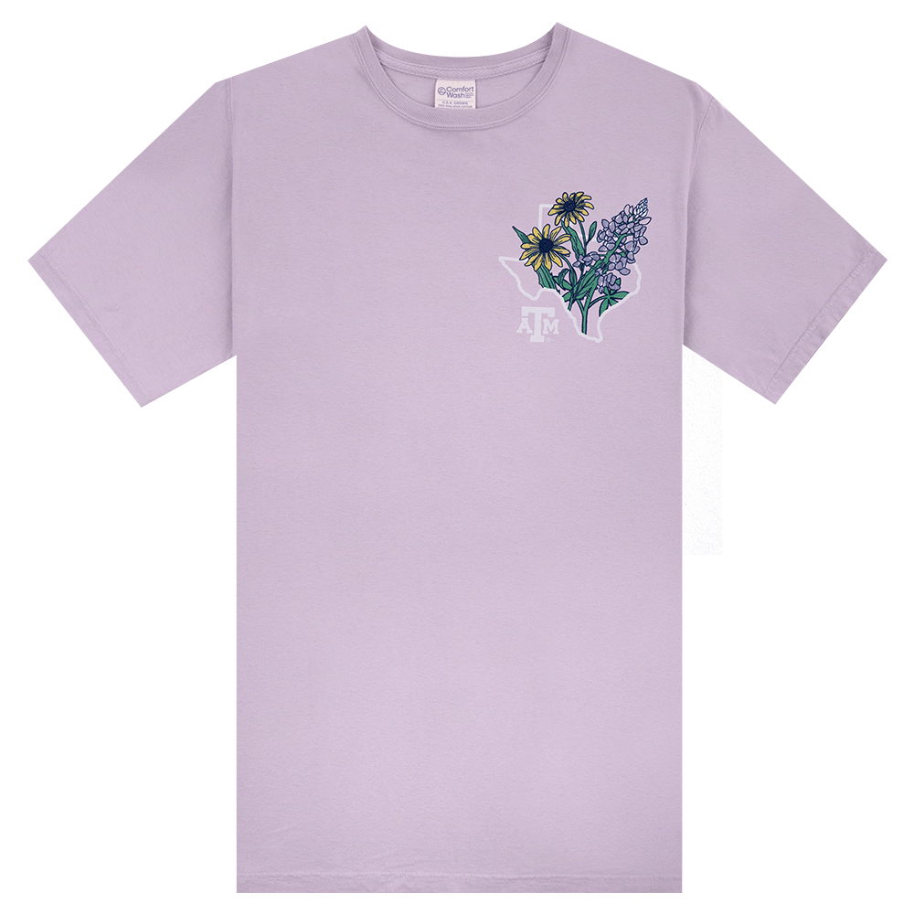 College Station Cowgirl Purple T-Shirt