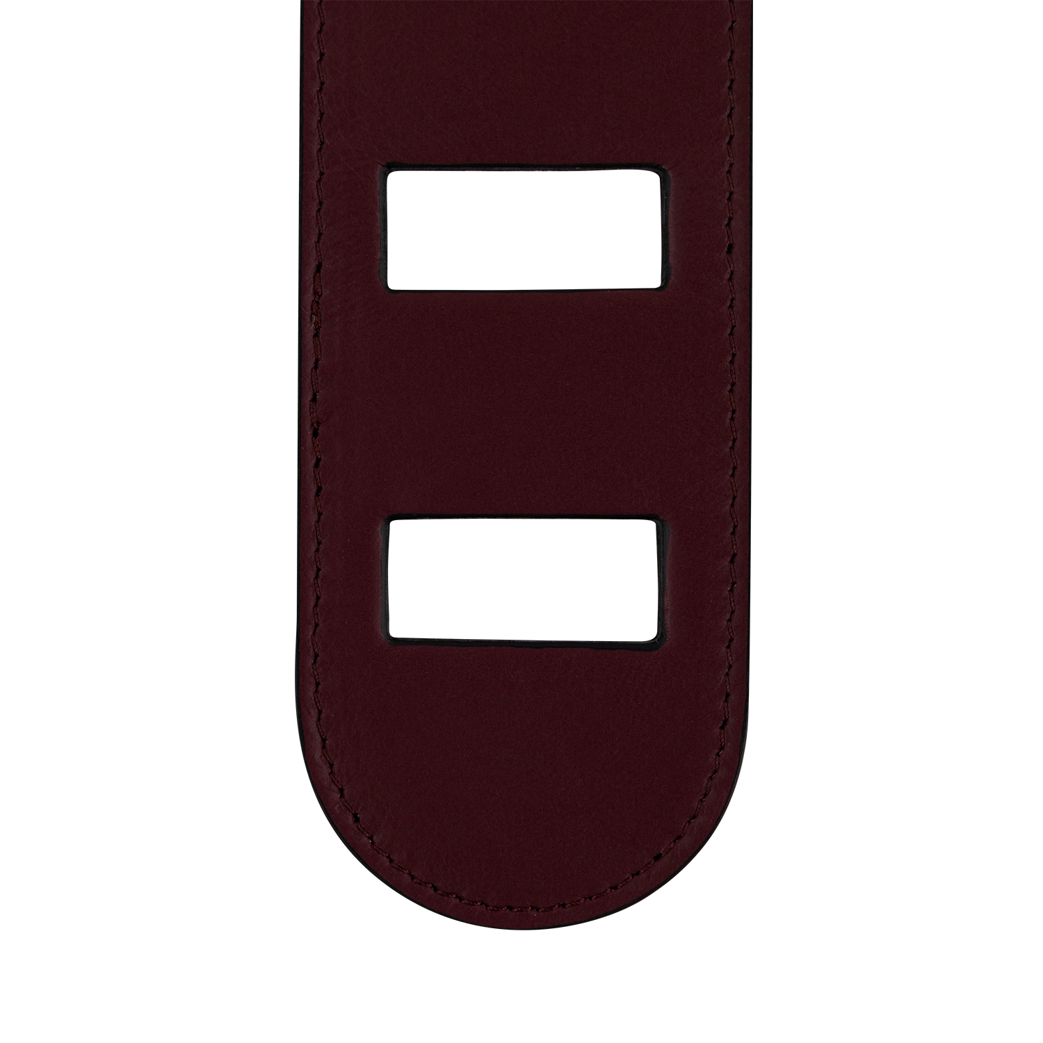 Saturday Silks Wide Reversible Leather Belt - Maroon