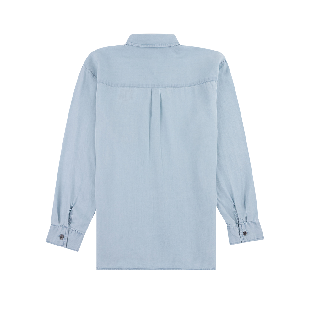 Texas A&M Flag & Anthem Button Down Shirt - Blue