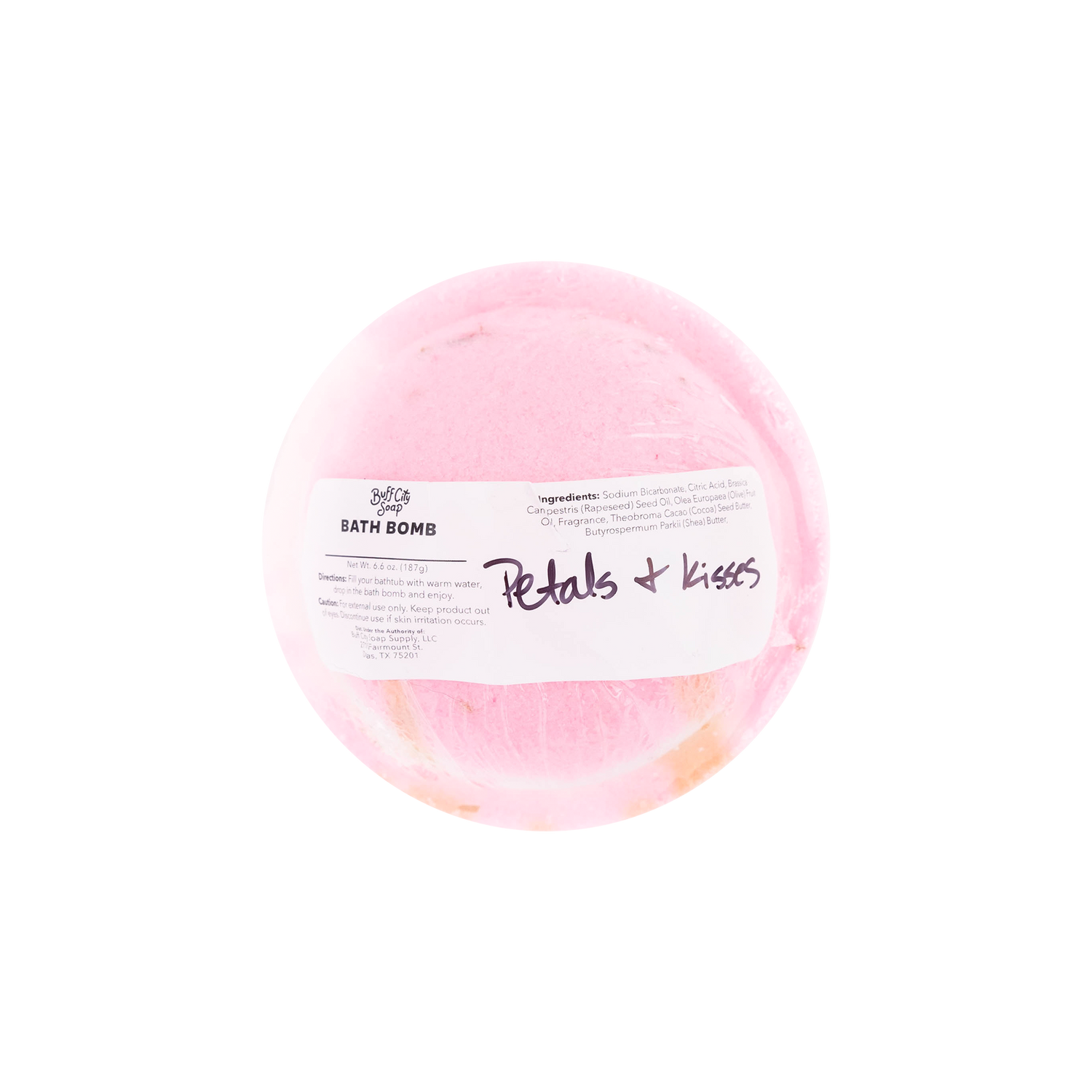 Buff City Soap Petals & Kisses Bath Bomb