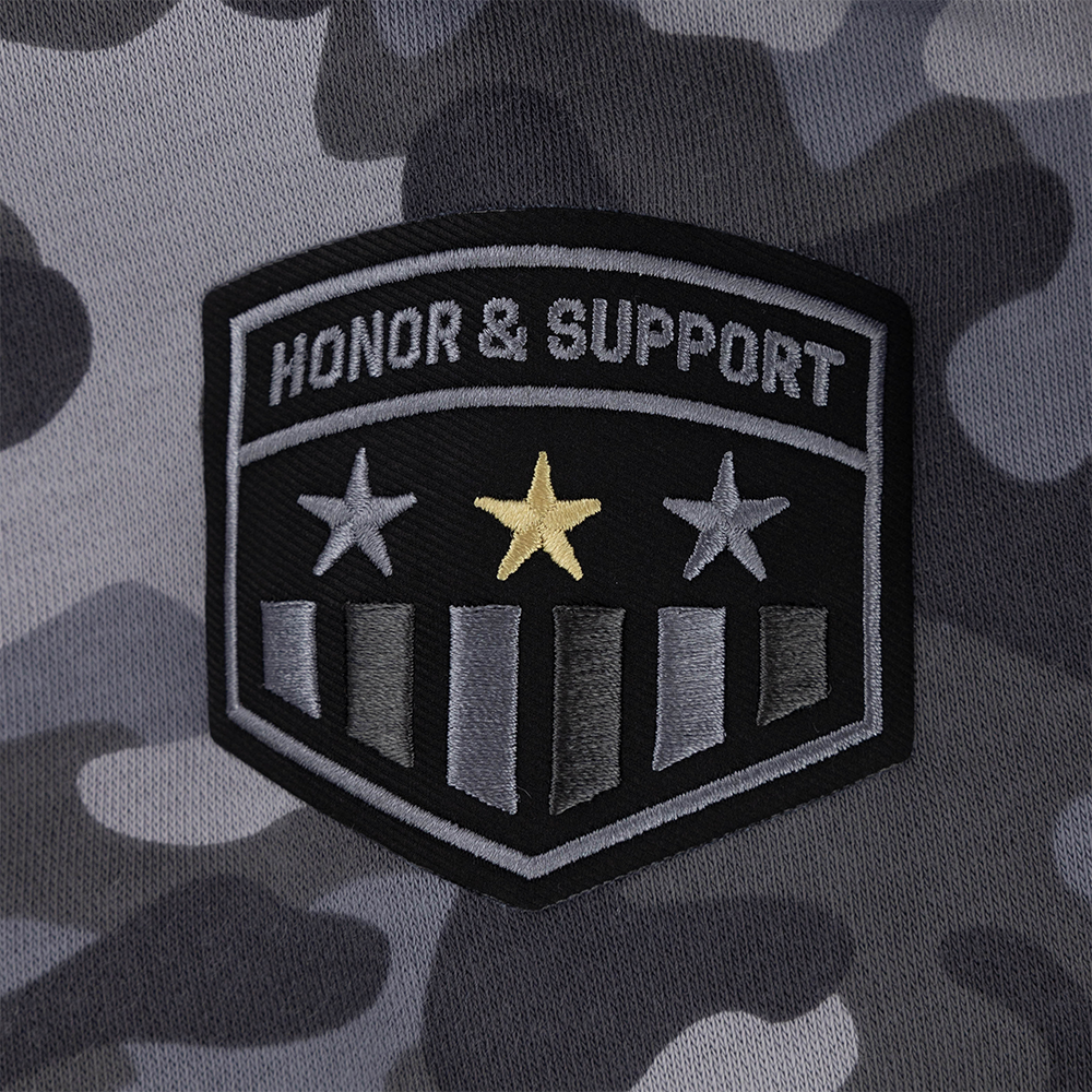 Texas A&M Adidas Honor and Support Camo Hoodie - Black