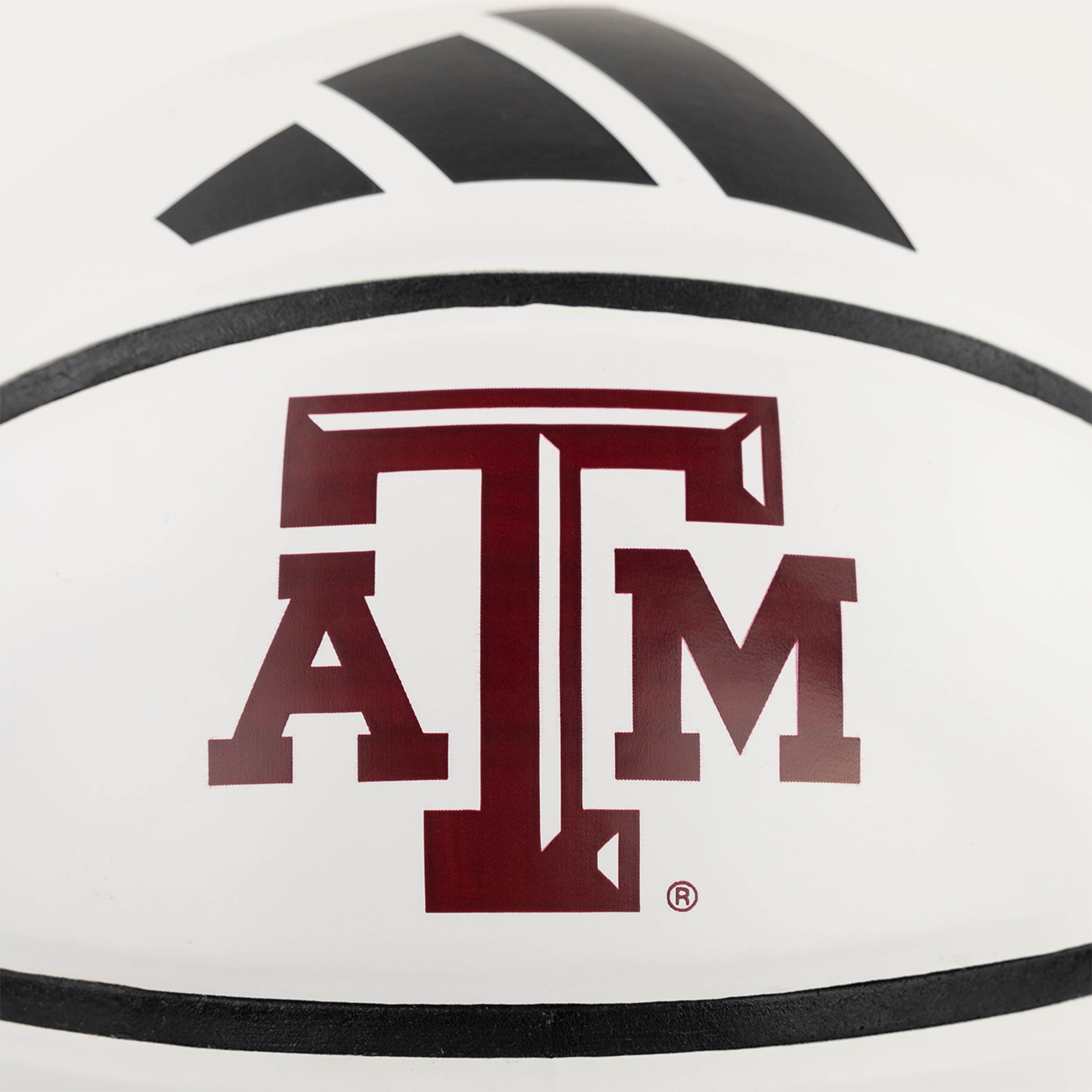 Texas A&M Adidas Autograph Basketball - White