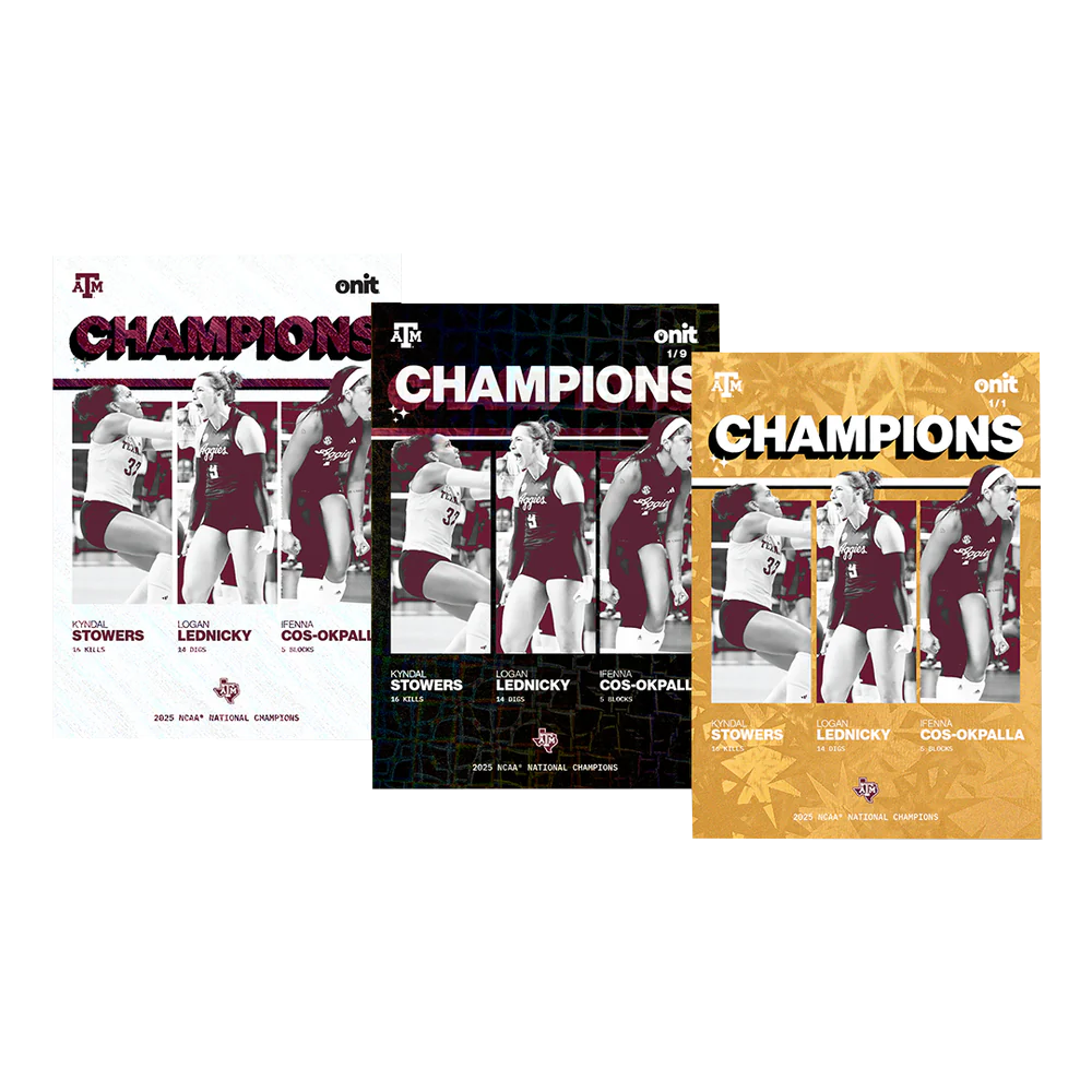 Texas A&M 2025 Volleyball National Championship Box