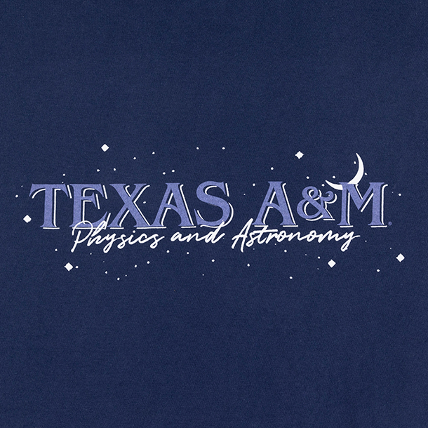 Texas A&M Physics and Astronomy T-Shirt - Blue