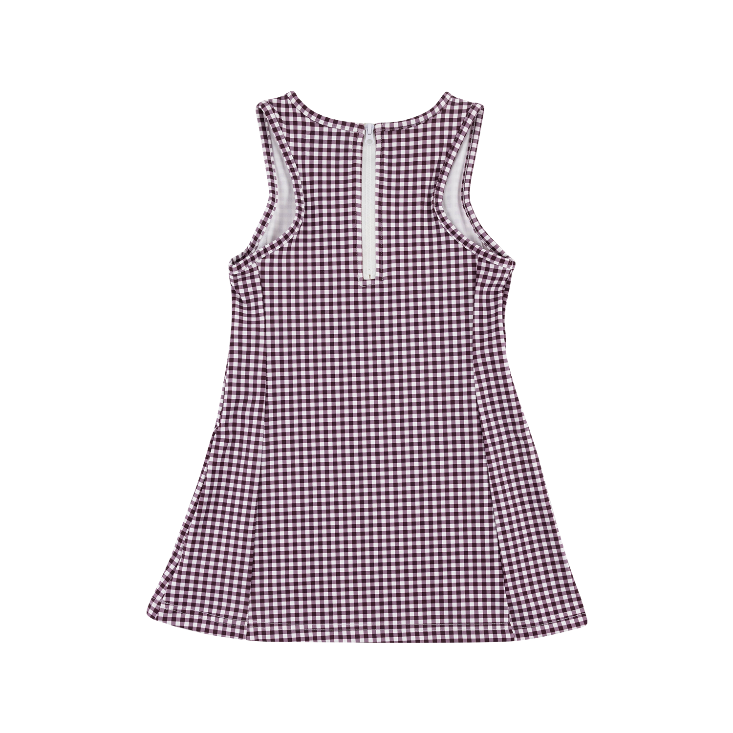 Gig 'Em Aggies Scarlet & Gold Girls Gingham Dress - Maroon