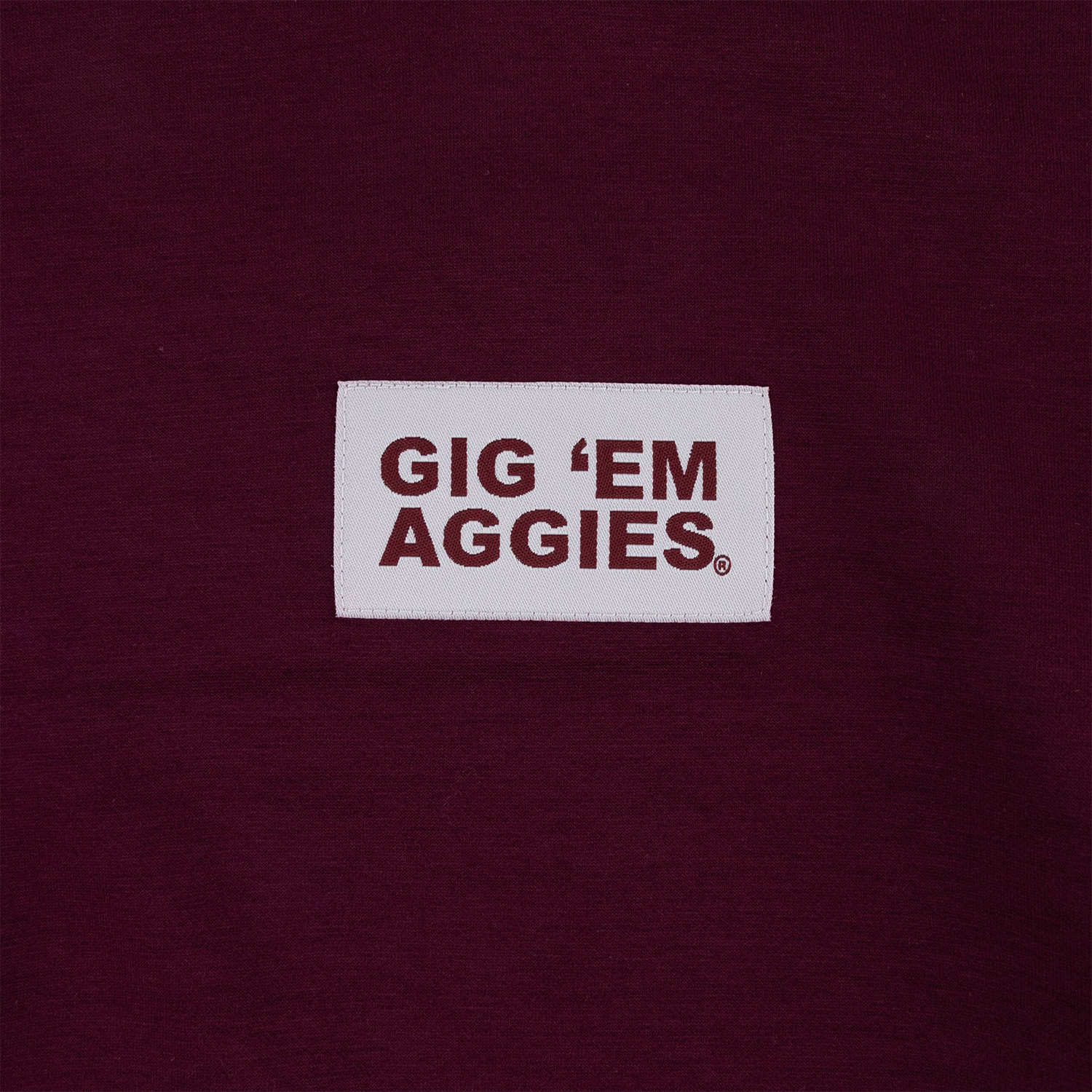Gig 'Em Aggies Scarlet & Gold Youth Crewneck - Maroon
