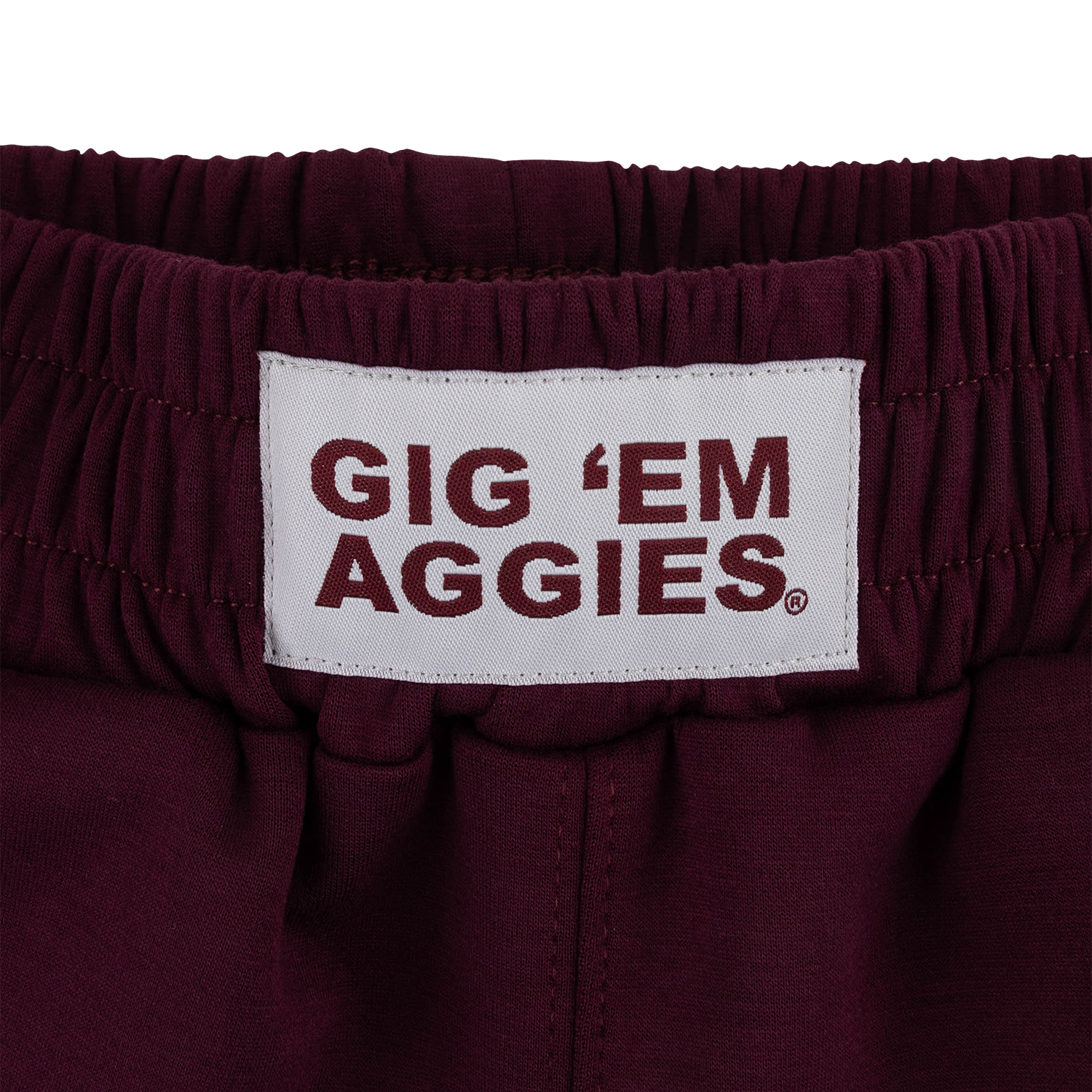 Aggies Scarlet and Gold Youth Girls Shorts - Maroon