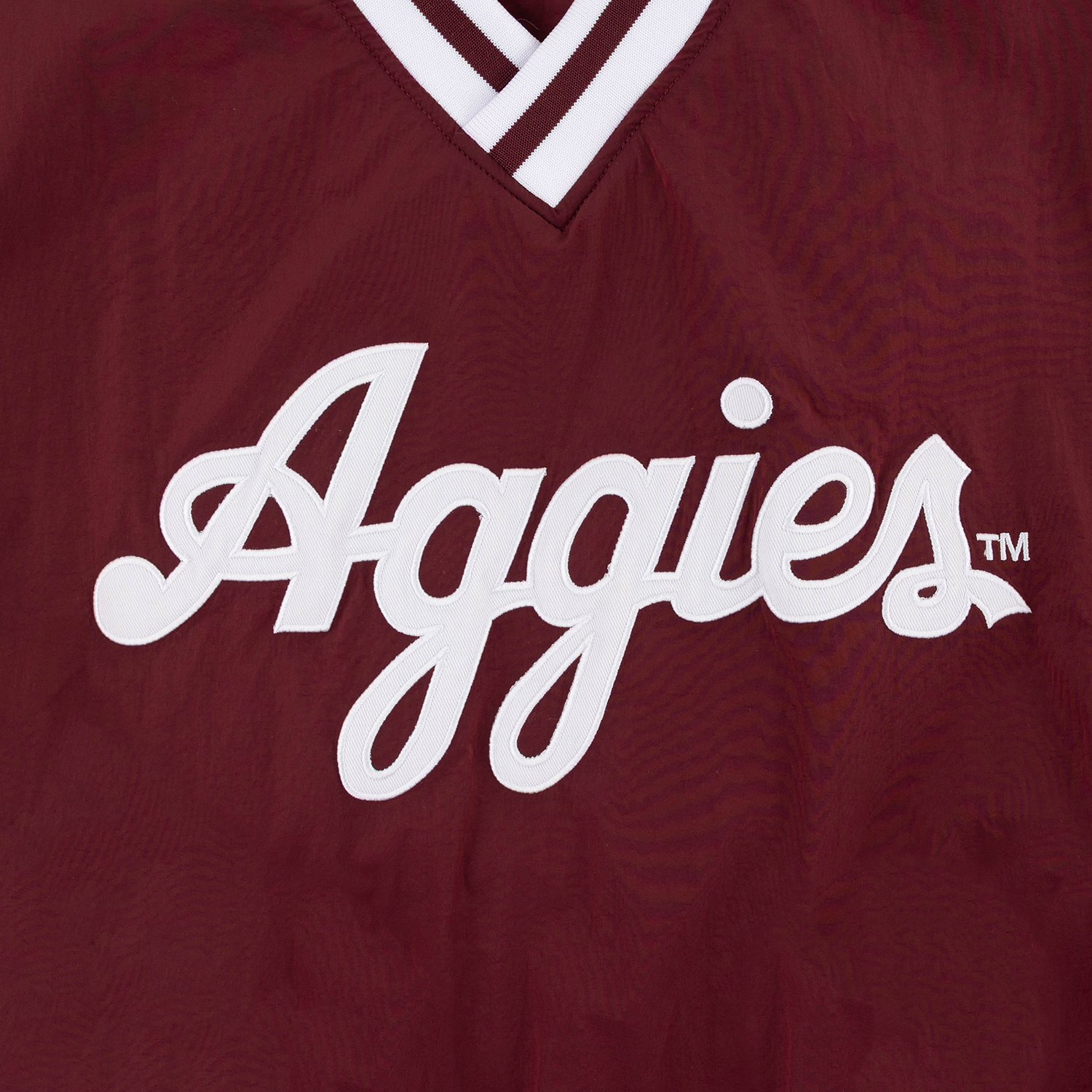 Script Aggies Established Co. Vintage Windbreaker - Maroon