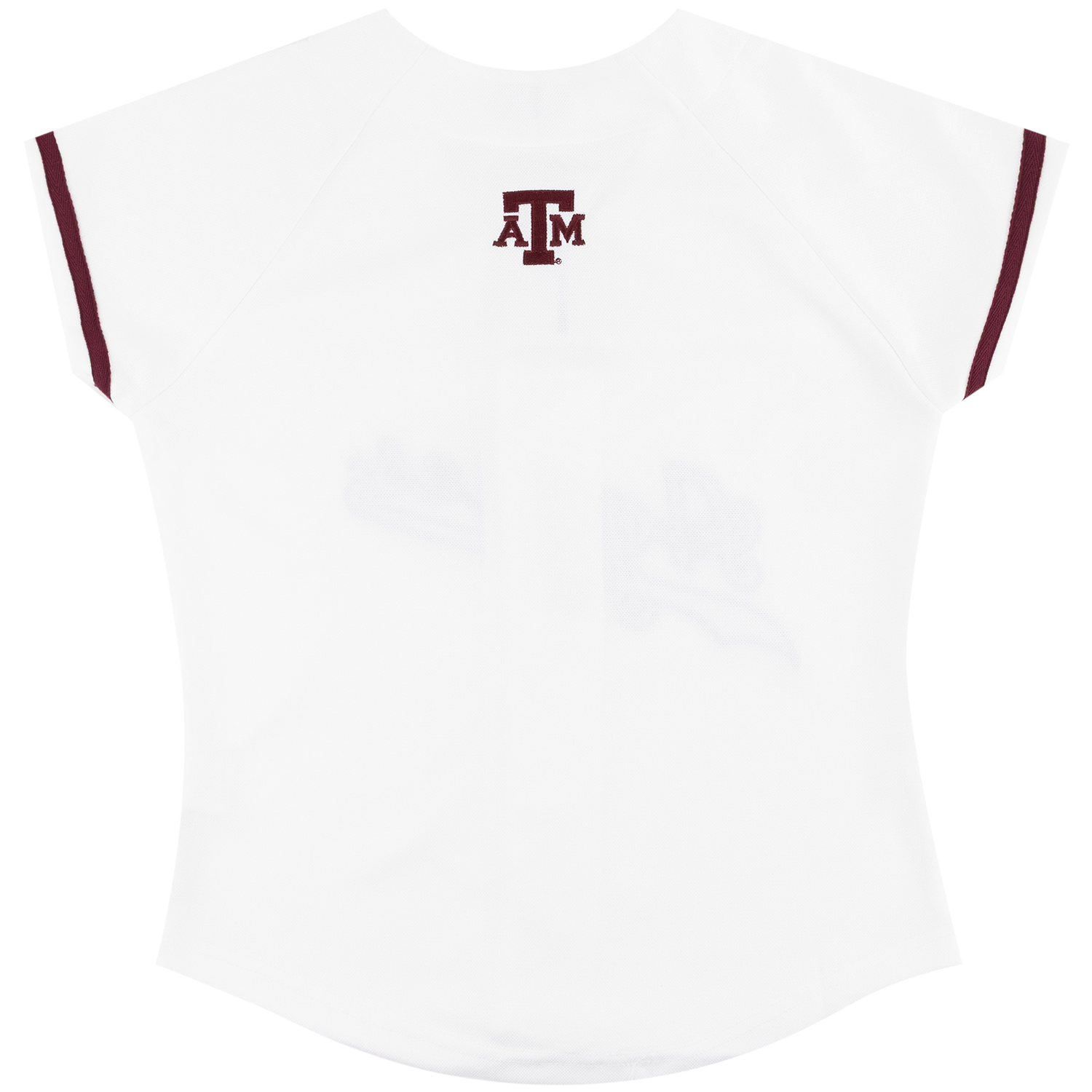 Script Aggies Established & Co Women's Baseball Jersey - White