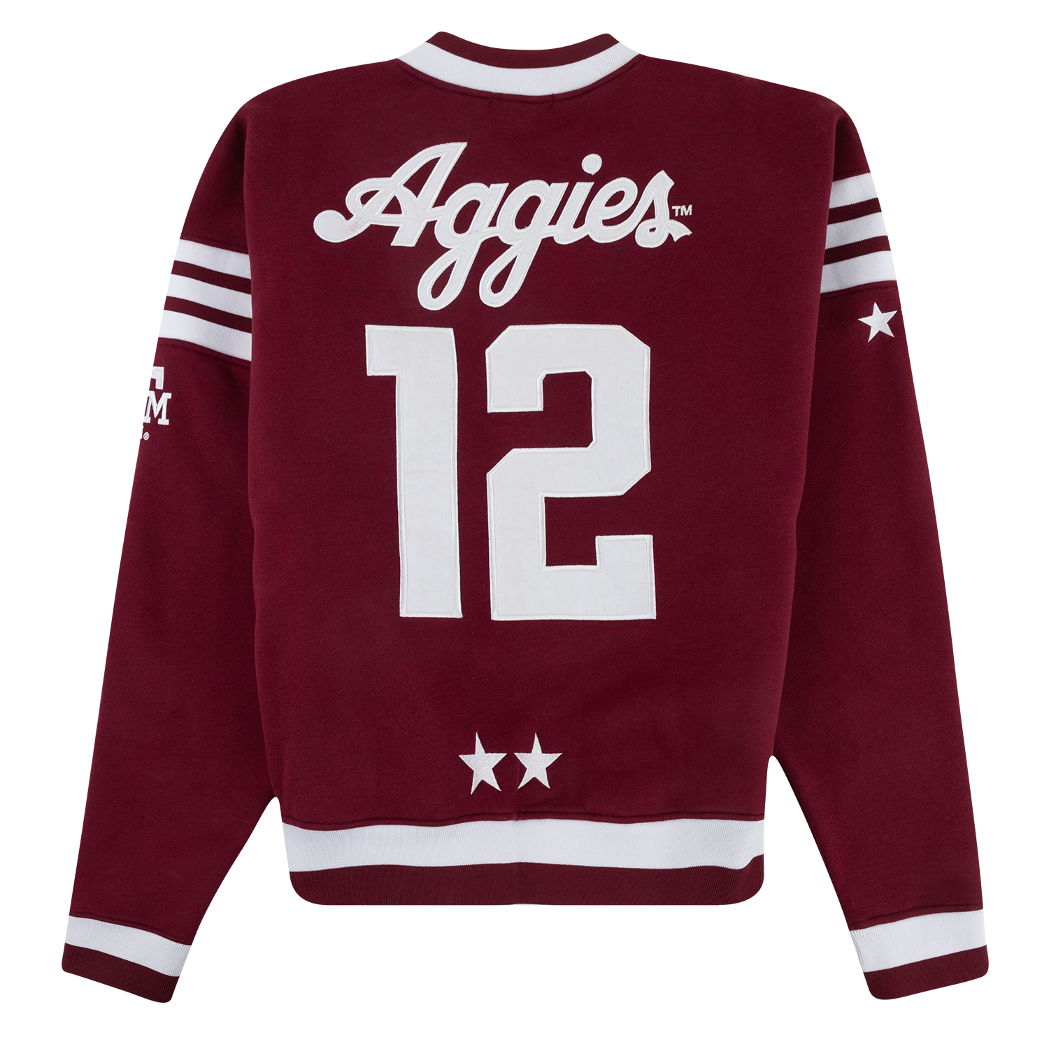 Texas A&M Established & Co Vintage 12 Pullover - Maroon