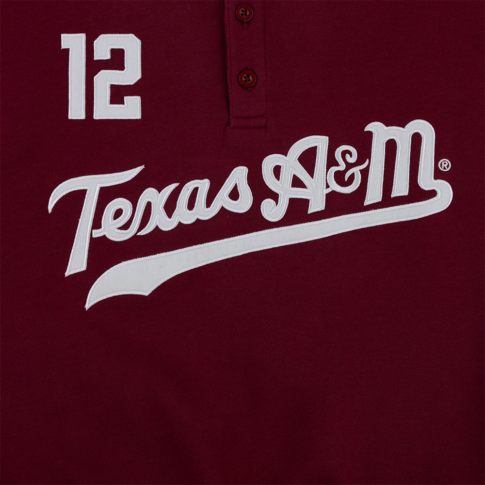 Texas A&M Established & Co Vintage 12 Pullover - Maroon