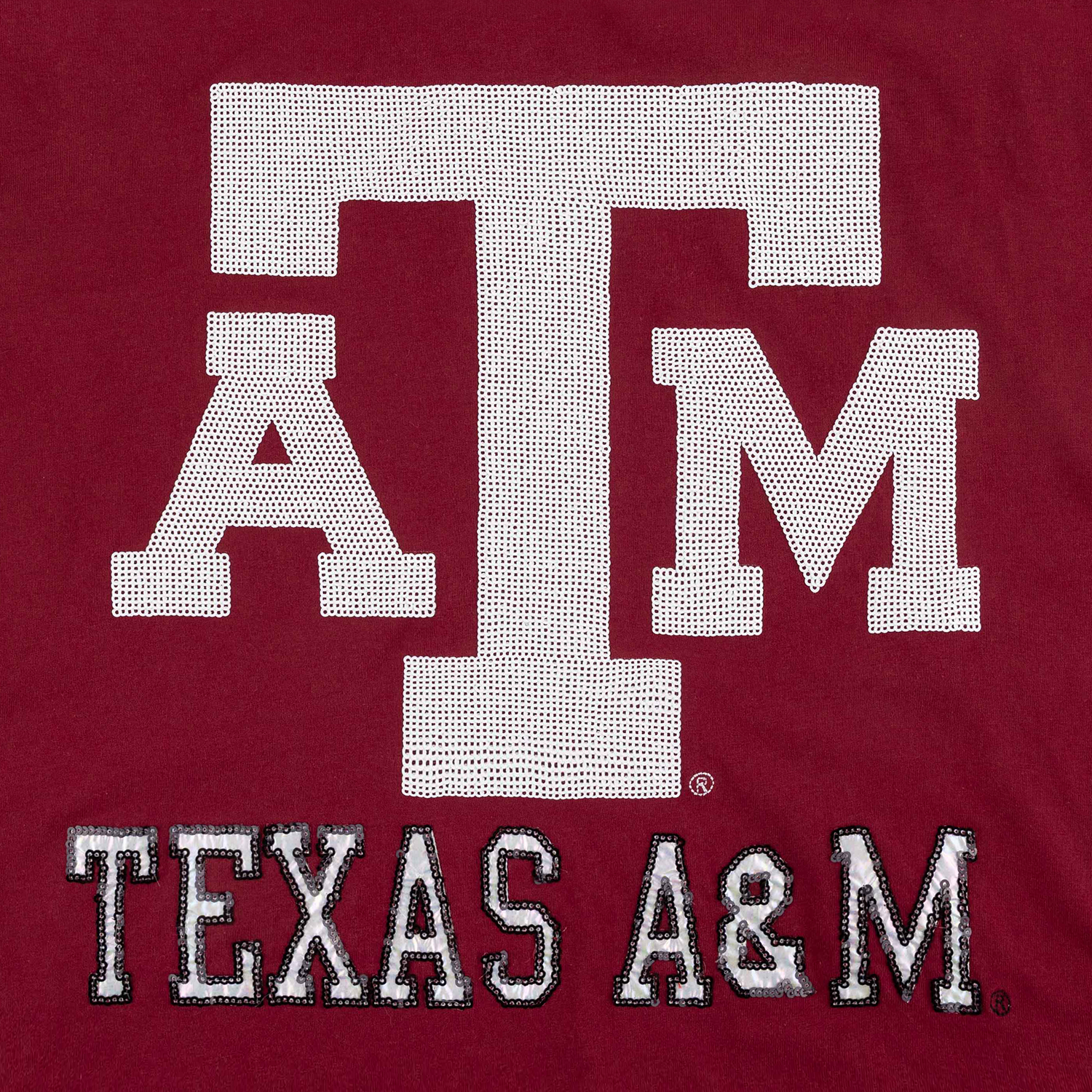Texas A&M Stewart Simmons The Blitz Sequin Jersey - Maroon