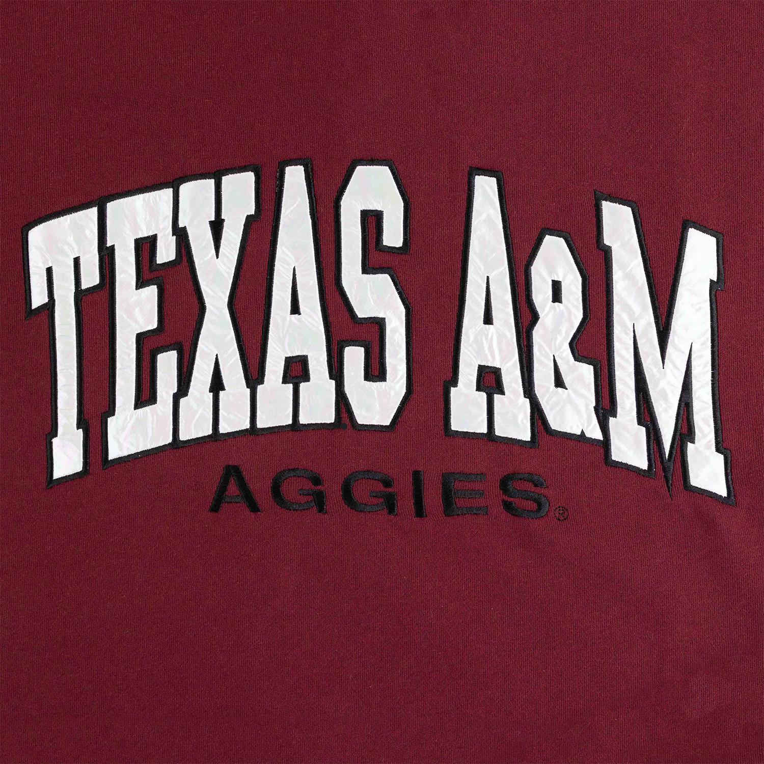 Texas A&M Stewart Simmons Holographic Mock Neck - Maroon