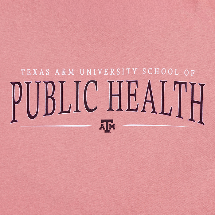 Texas A&M Public Health Cotton T-Shirt - Pink