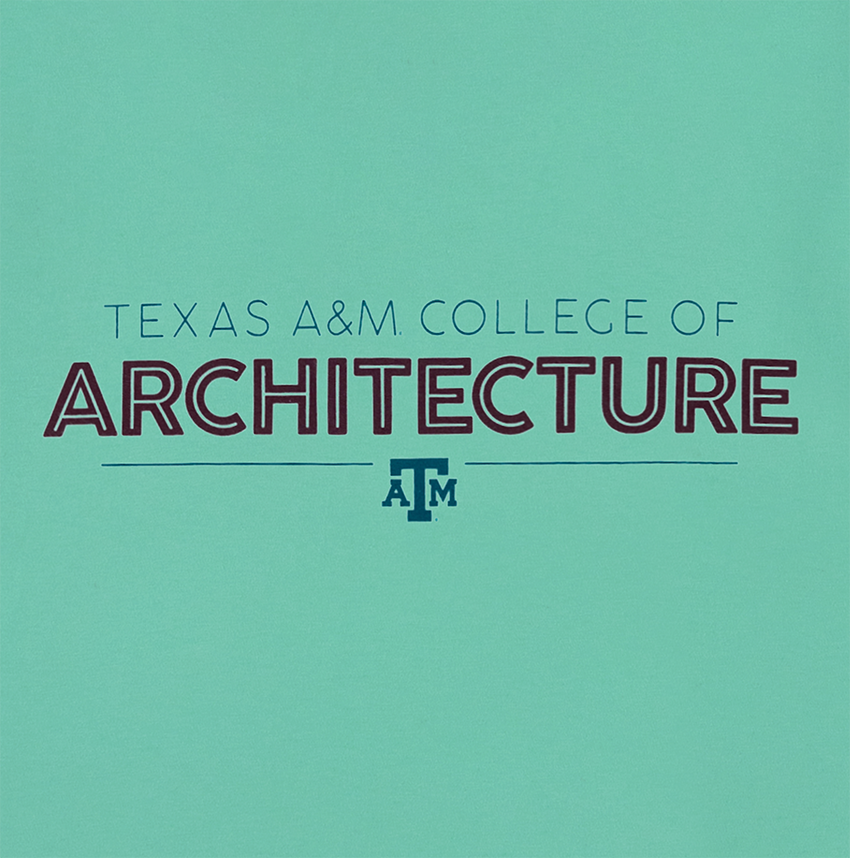 Texas A&M Architecture T-Shirt - Green