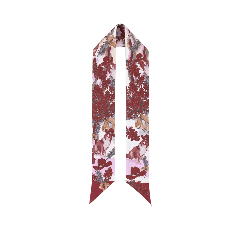 Sorority & Sisterhood Heirloom Scarflette - Maroon