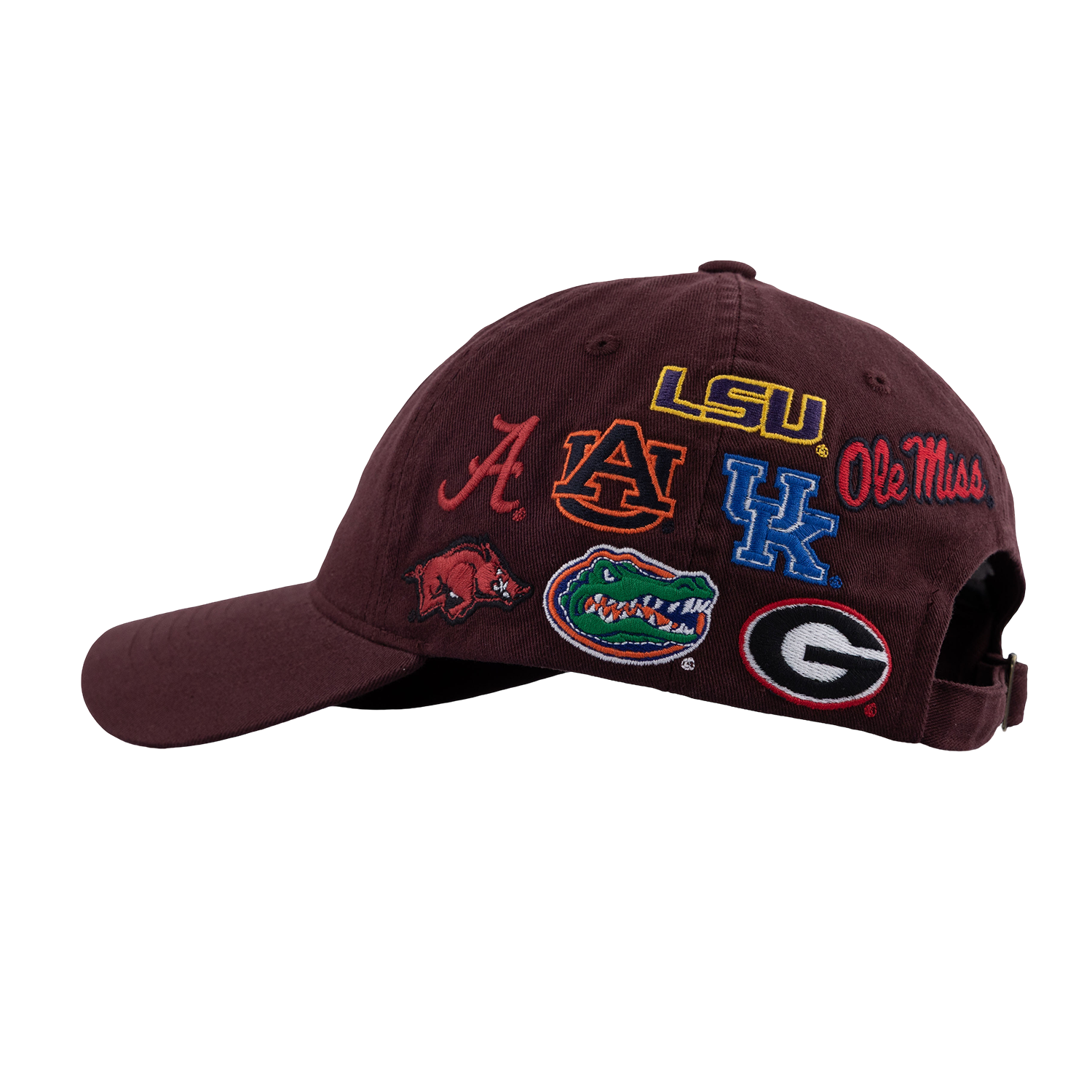 SEC All Over Hat - Maroon
