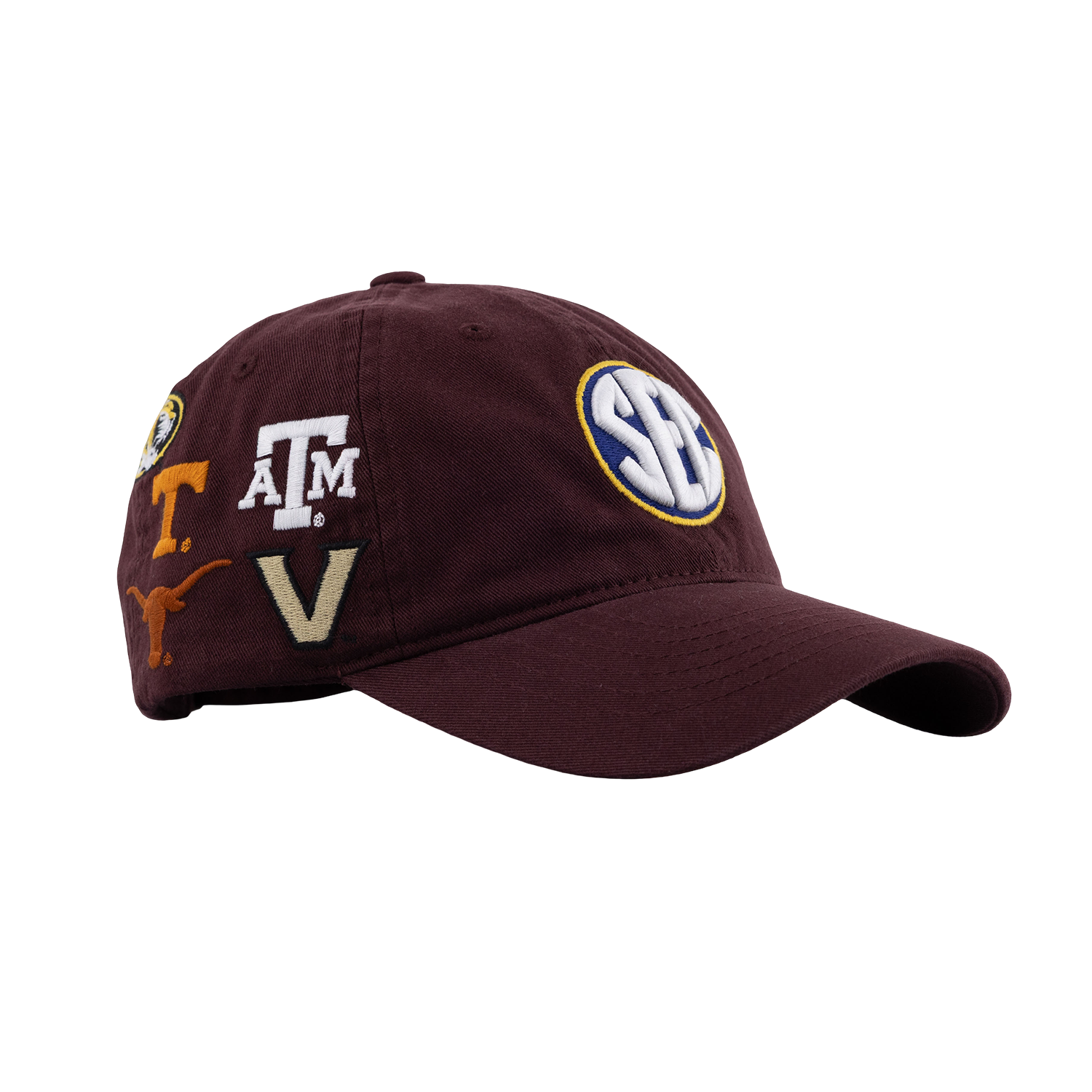 SEC All Over Hat - Maroon