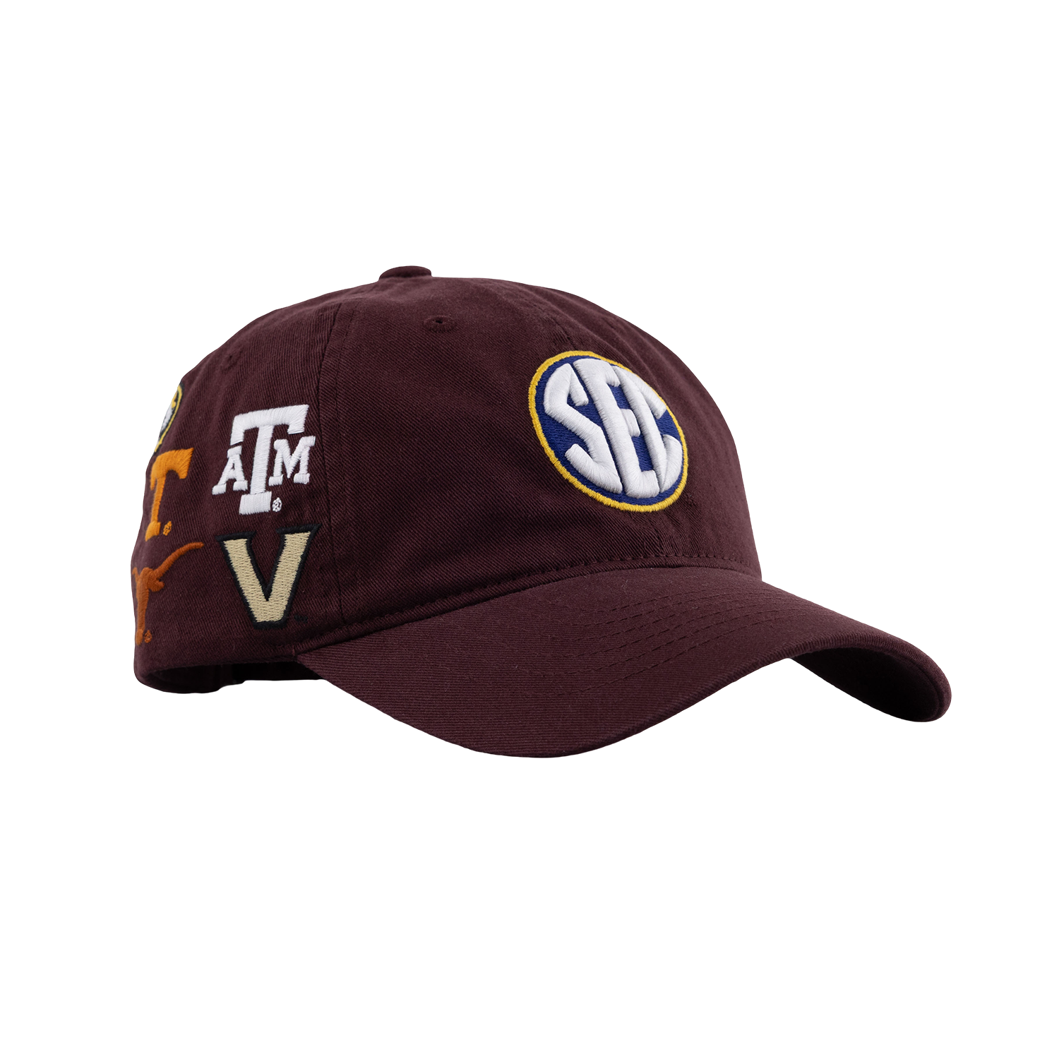 SEC All Over Hat - Maroon