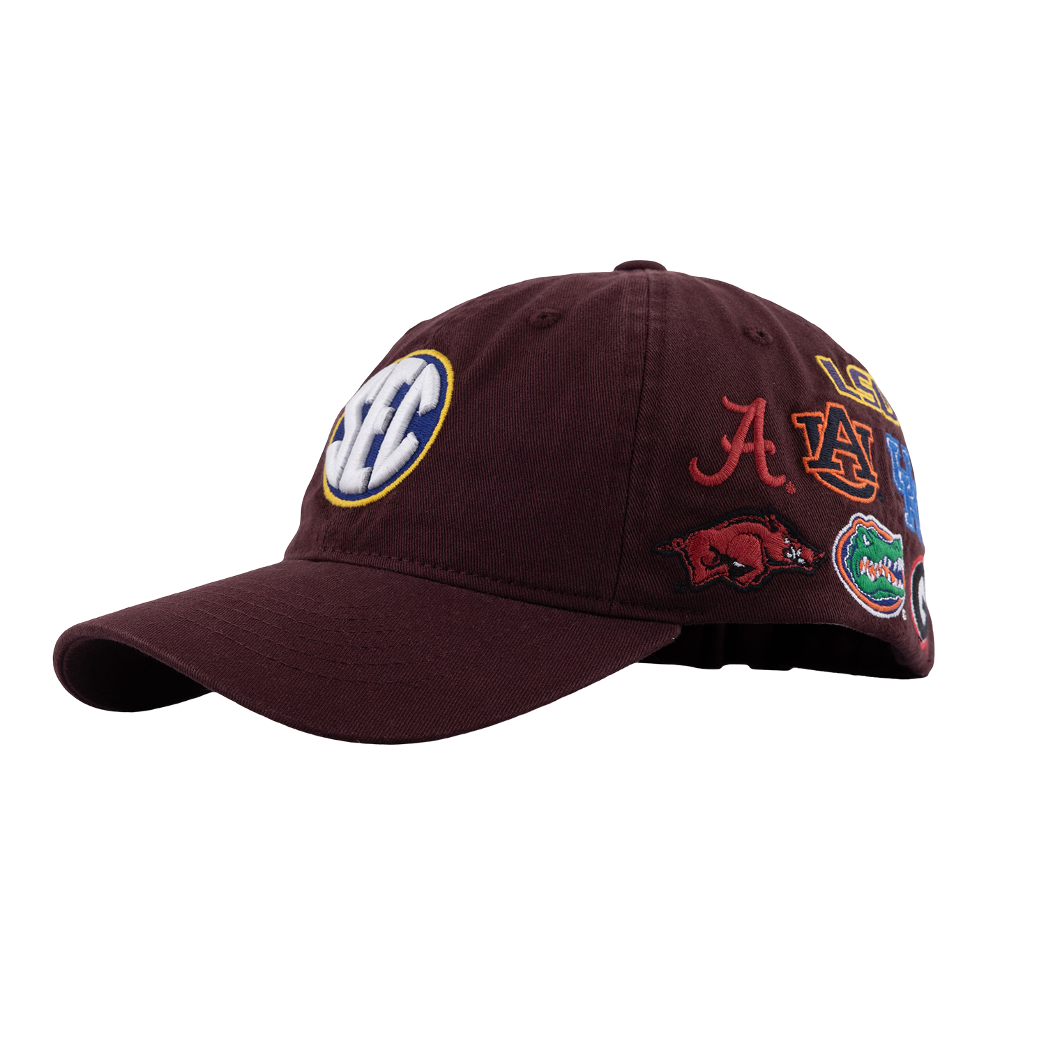 SEC All Over Hat - Maroon
