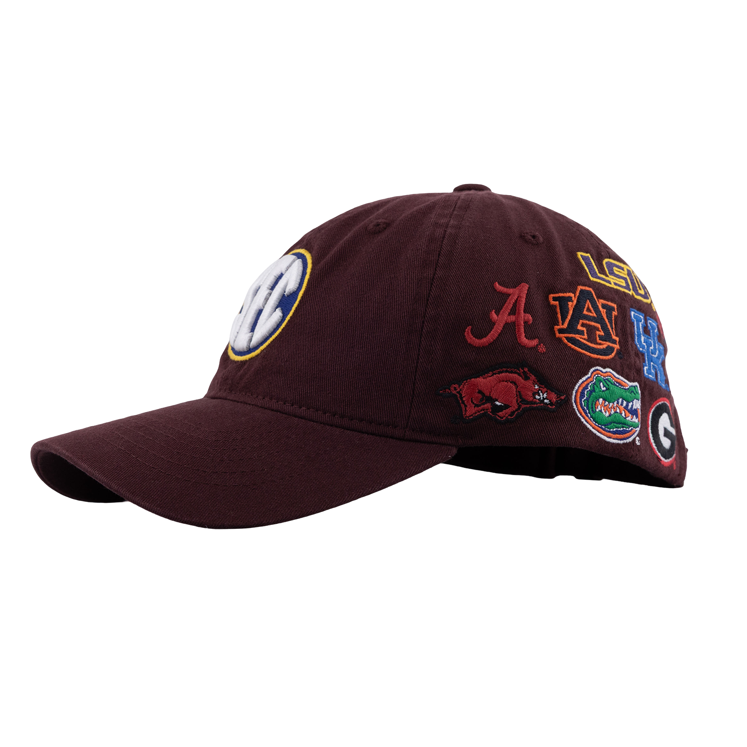 SEC All Over Hat - Maroon
