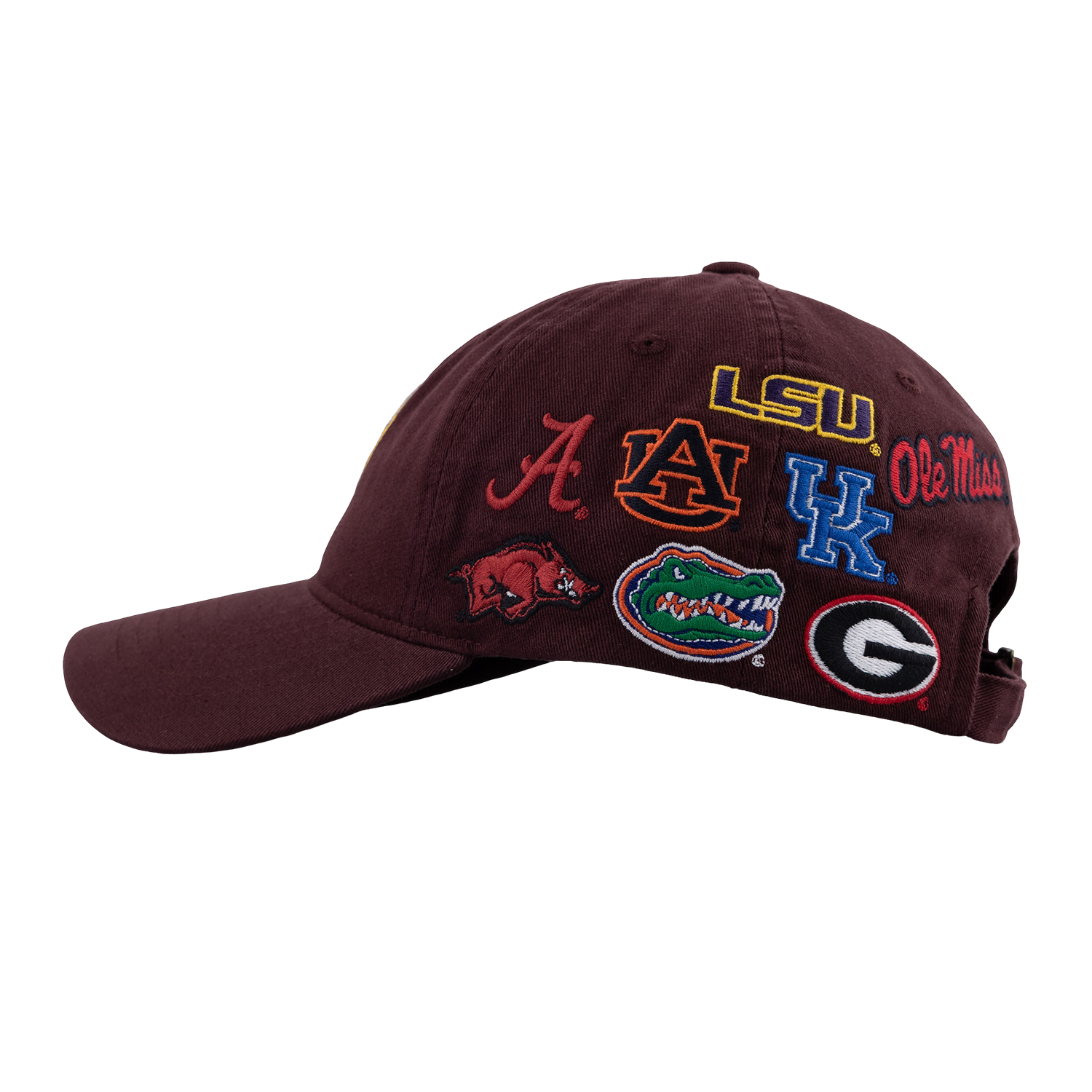SEC All Over Hat - Maroon