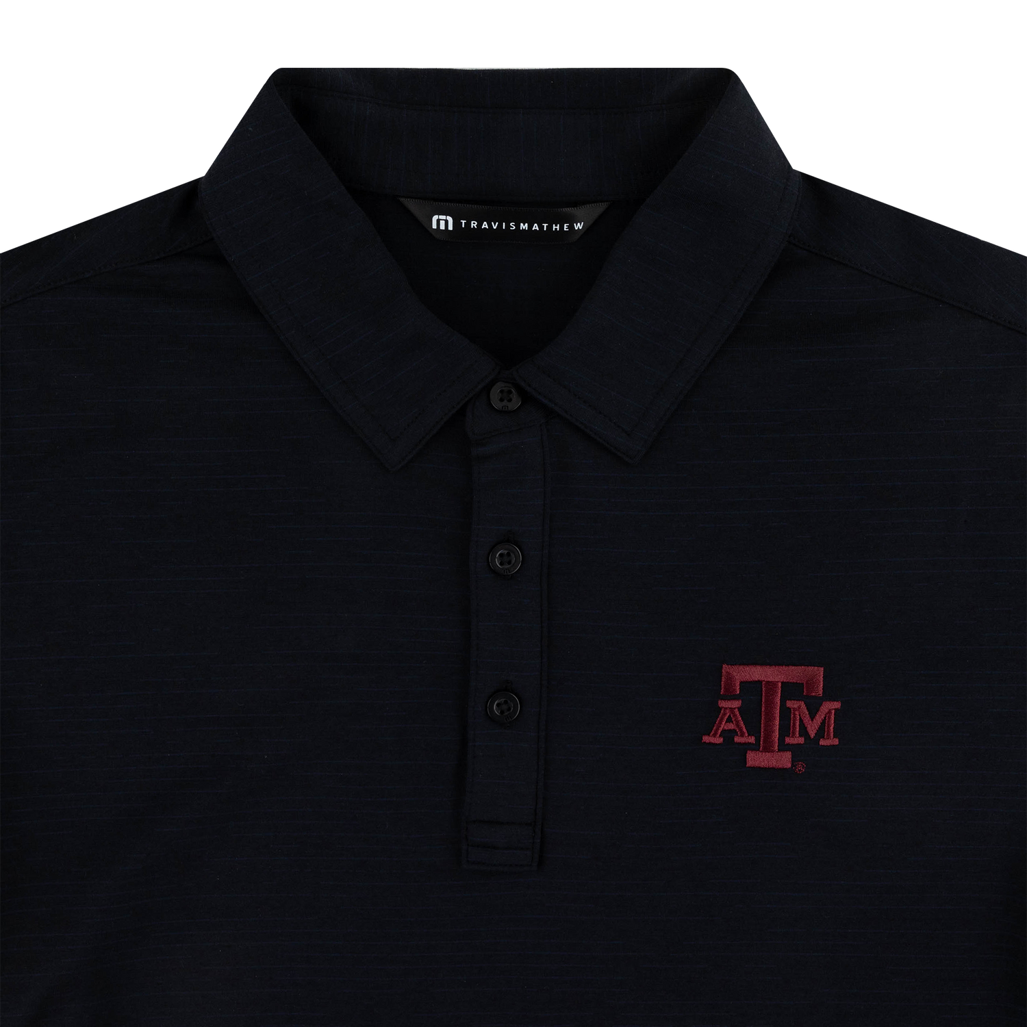 Texas A&M Travis Mathew Halftime Show Heater Polo - Black