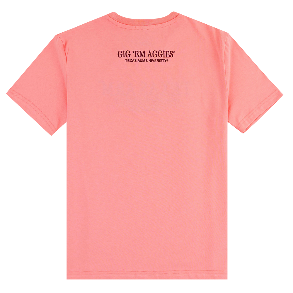 Texas A&M Collegiate Outfitters Bar T-Shirt - Pink