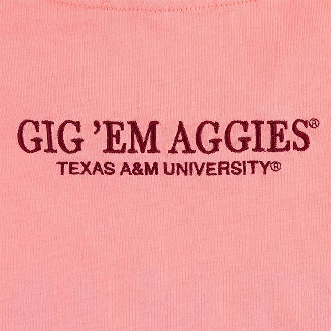 Texas A&M Collegiate Outfitters Bar T-Shirt - Pink