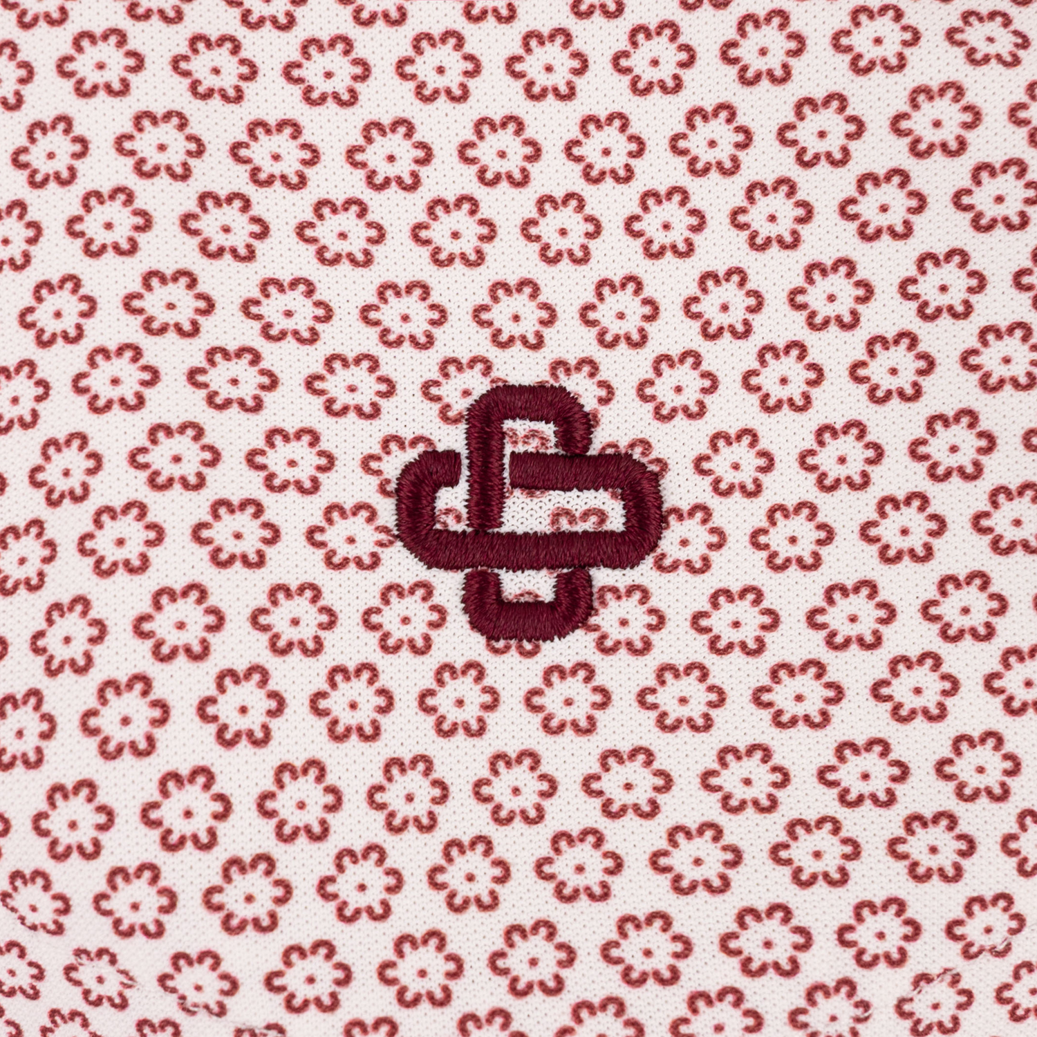 Texas A&M Collegiate Outfitters Floral Dots Polo - White