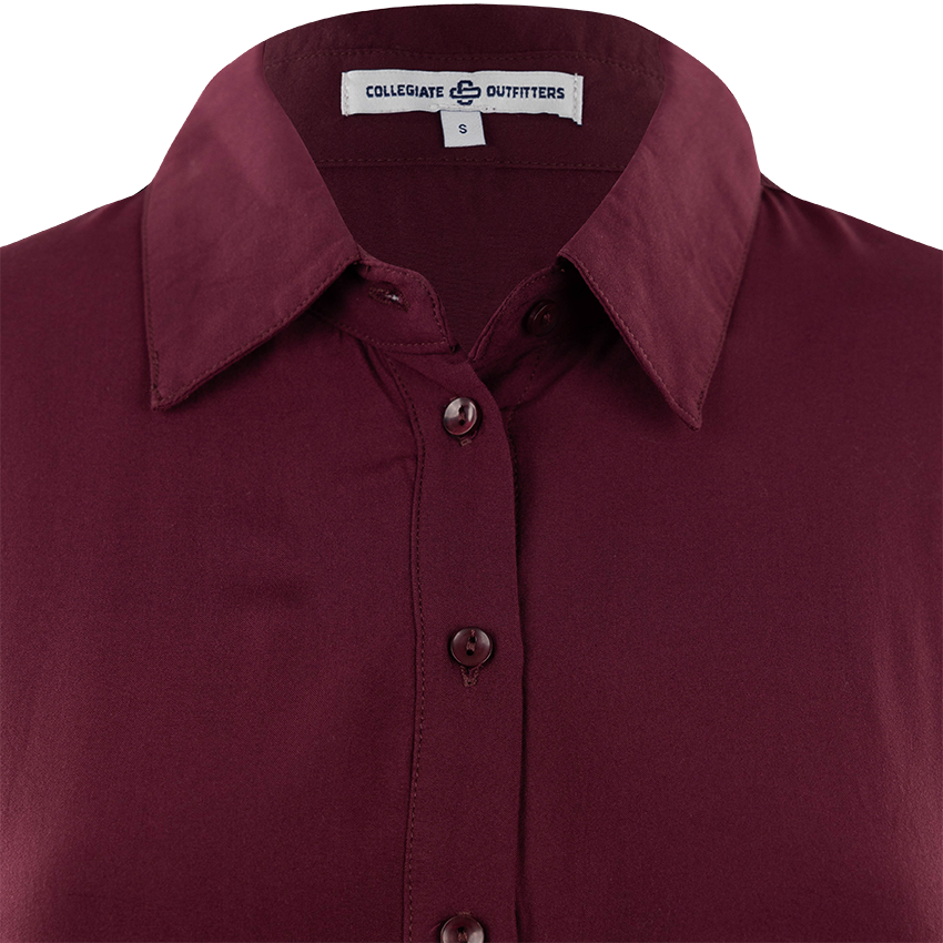 Collegiate Outfitters Women's Button Down - Maroon