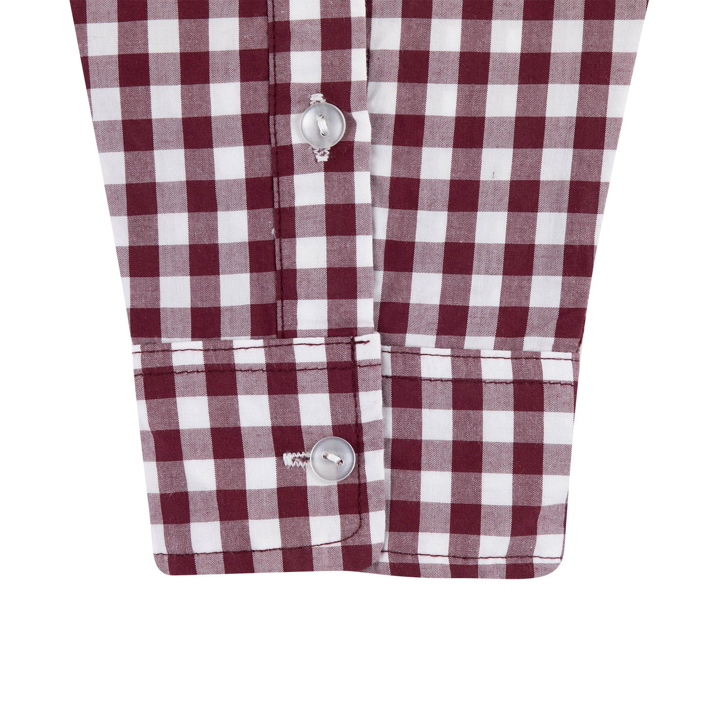 Texas A&M Collegiate Outfitters Gingham Classic Button Down - Maroon