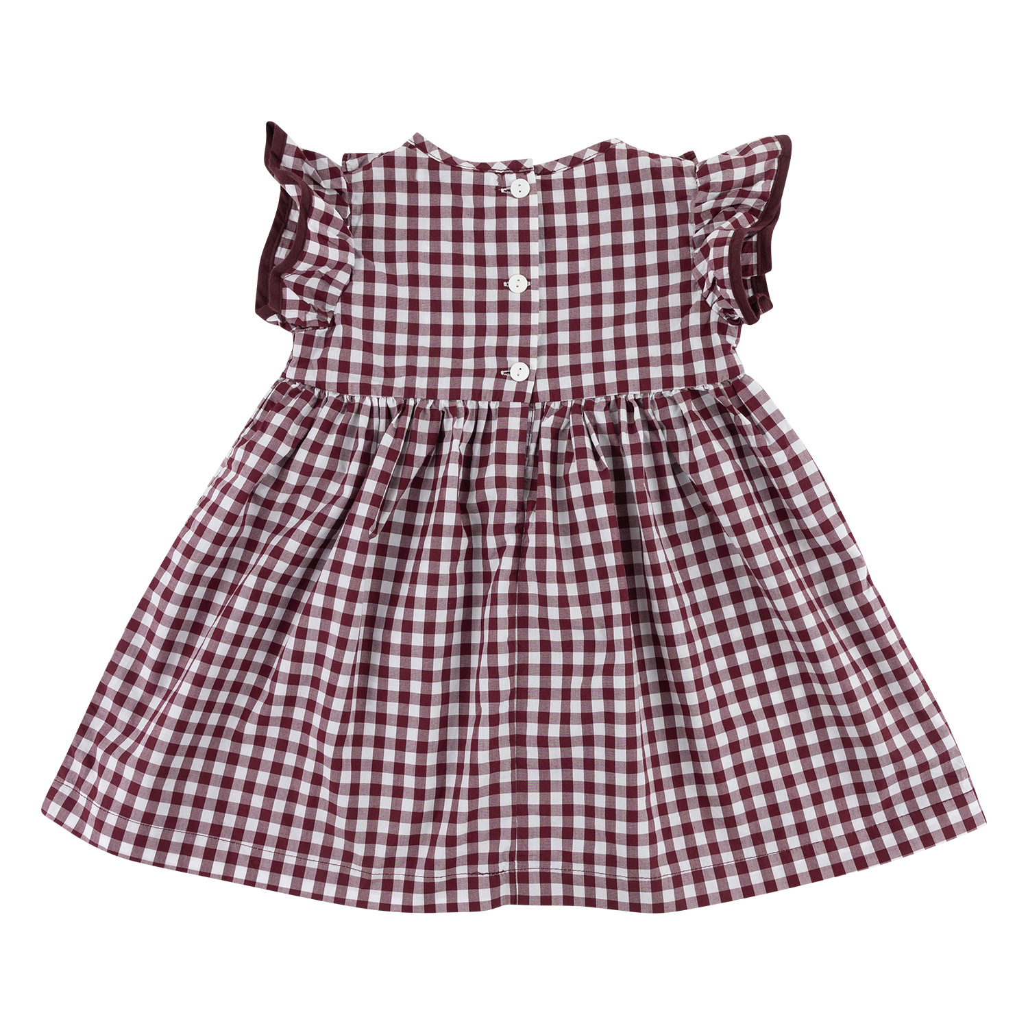 Texas A&M Collegiate Outfitters Toddler Gingham Ruffle Dress - Maroon