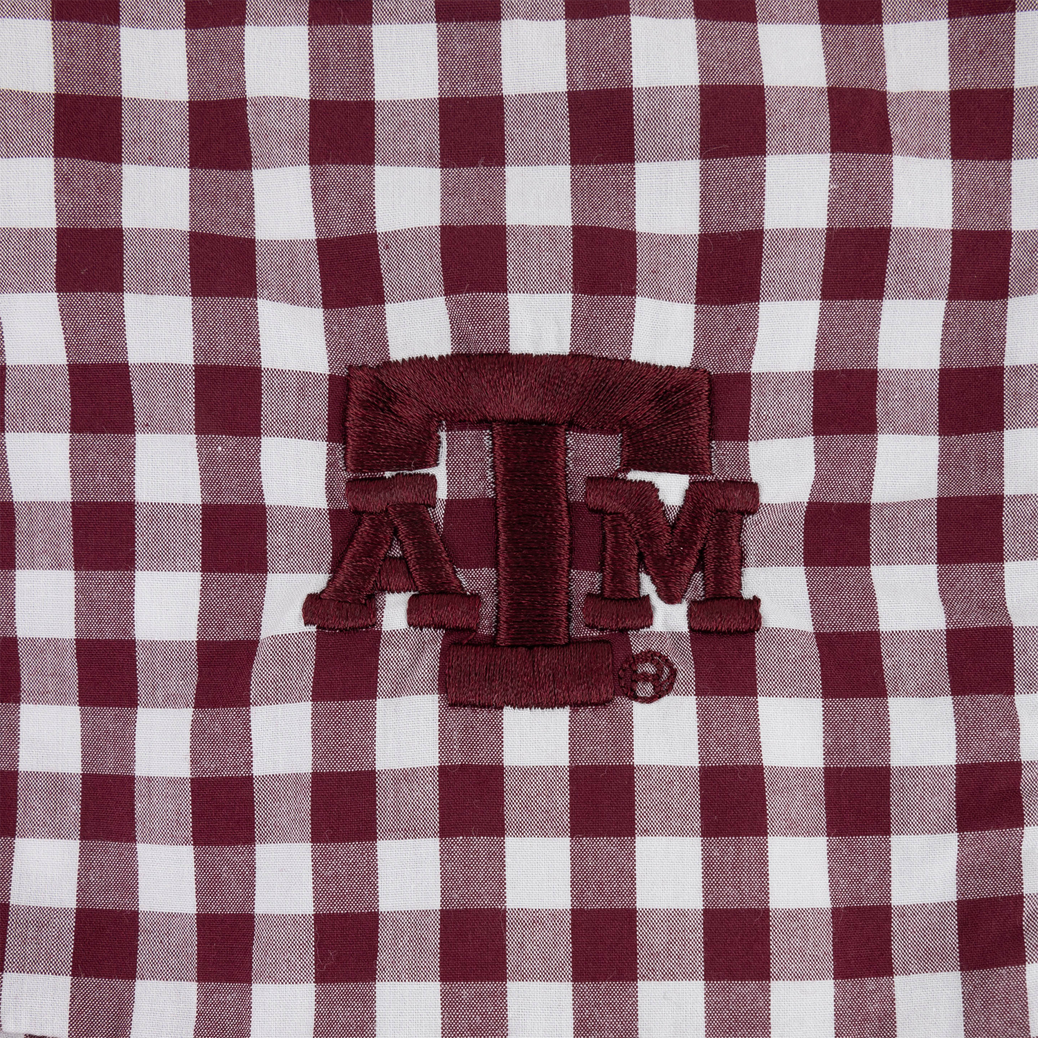Texas A&M Collegiate Outfitters Toddler Gingham Ruffle Dress - Maroon