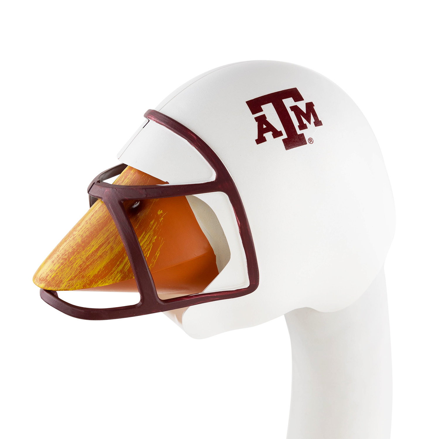 Texas A&M Porch Goose With Jersey - White