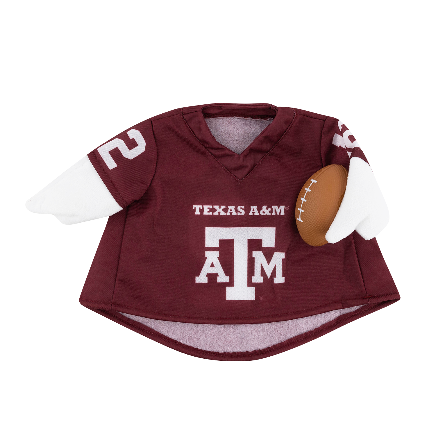 Texas A&M Porch Goose With Jersey - White