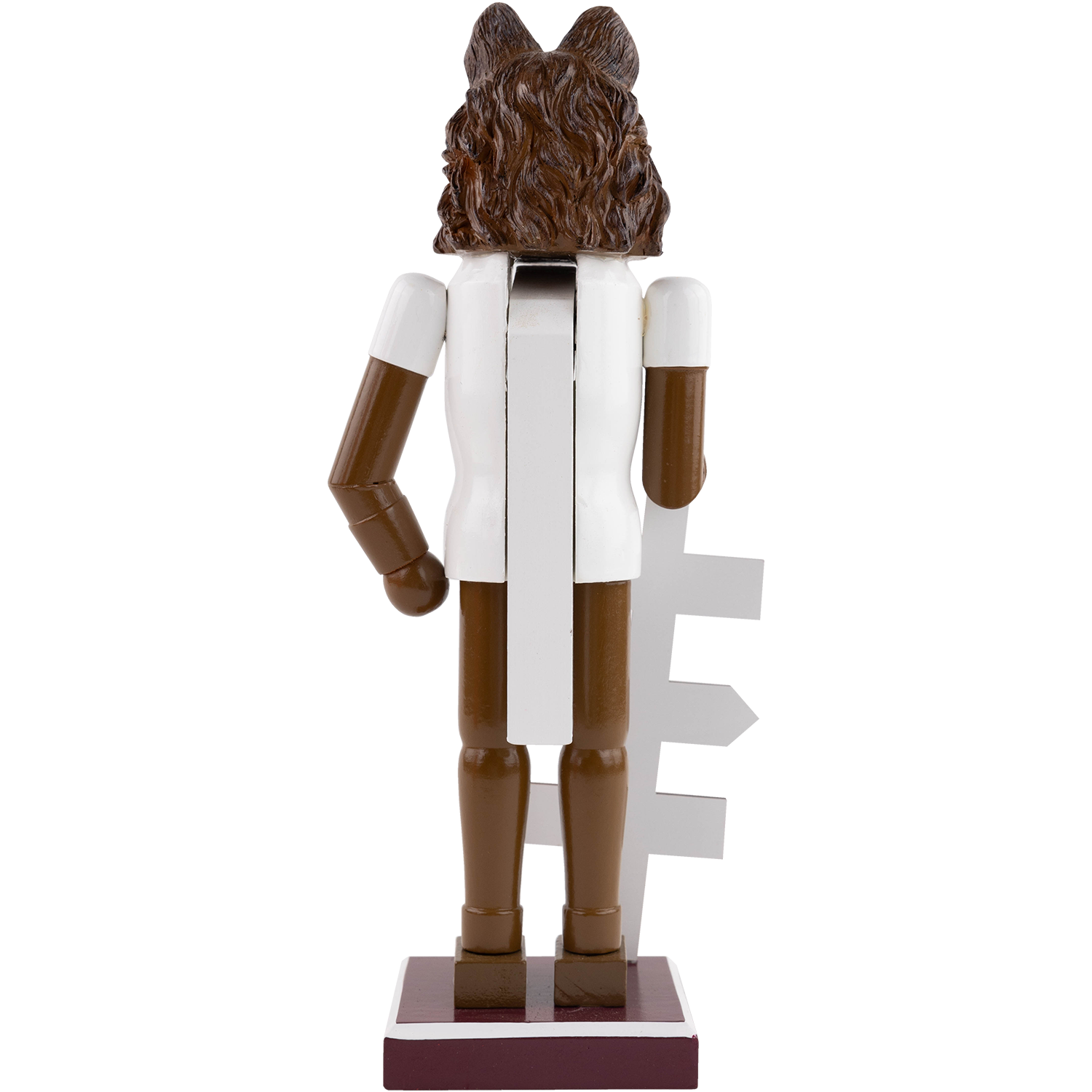 Texas A&M Santa's Workshop Reveille Nutcracker - White