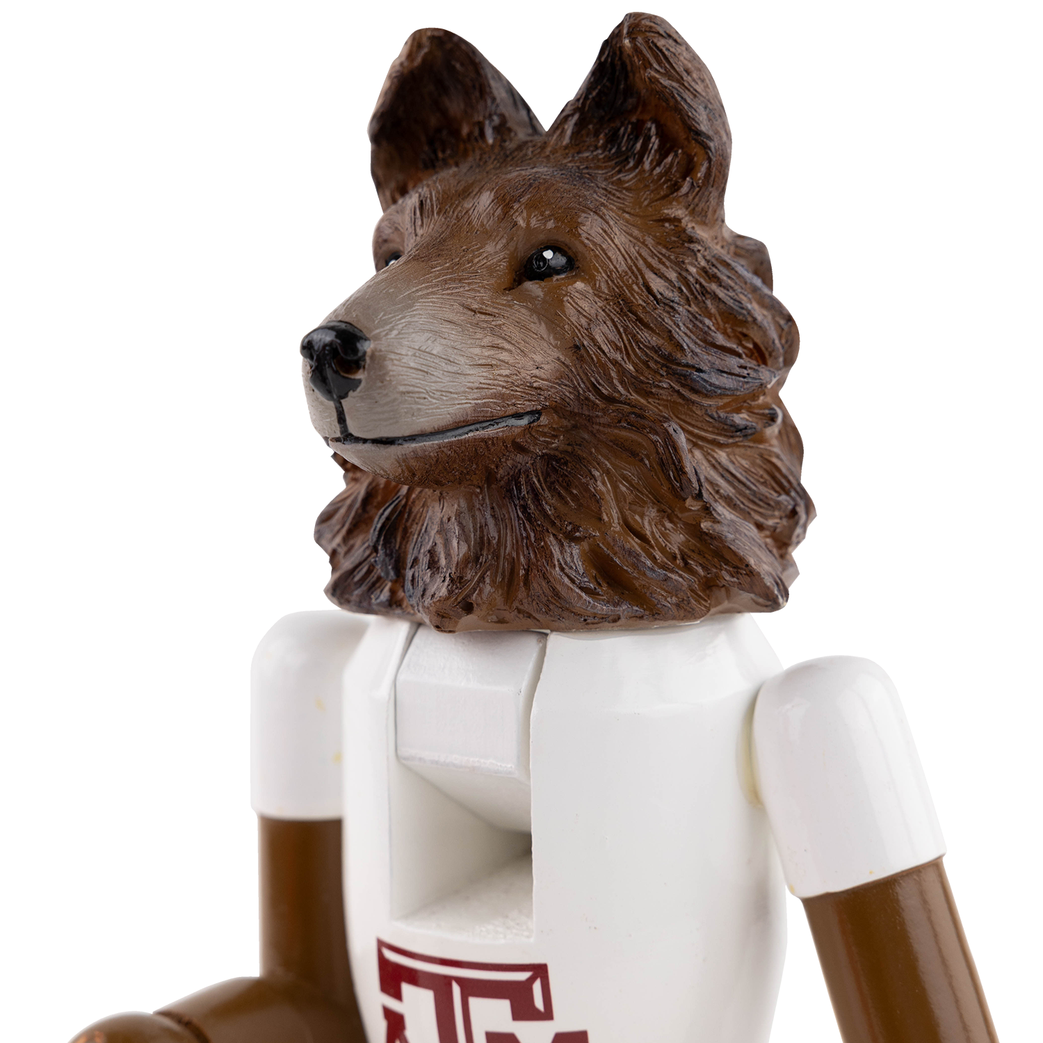 Texas A&M Santa's Workshop Reveille Nutcracker - White