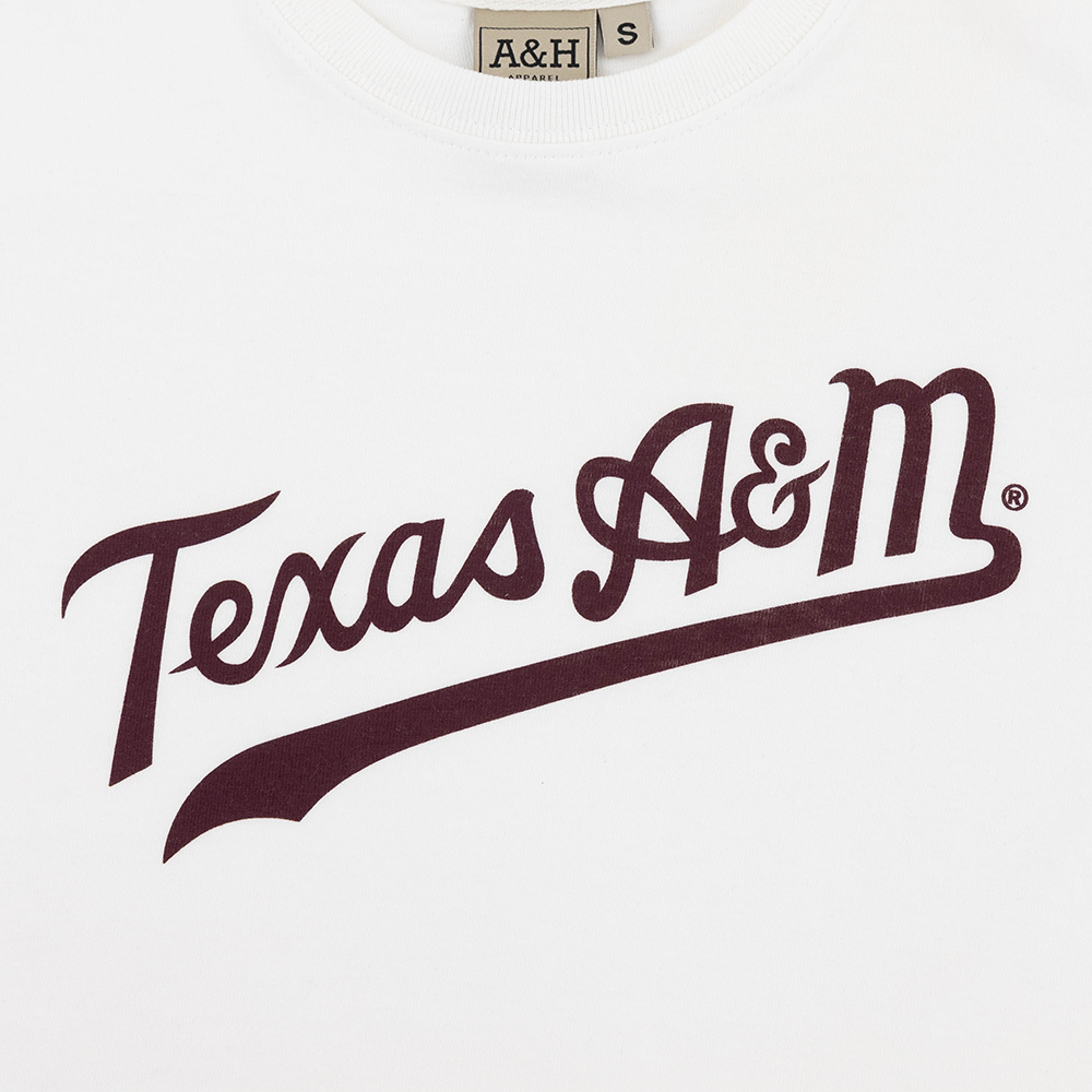 Texas A&M Youth Baseball Tail Sweep T-Shirt
