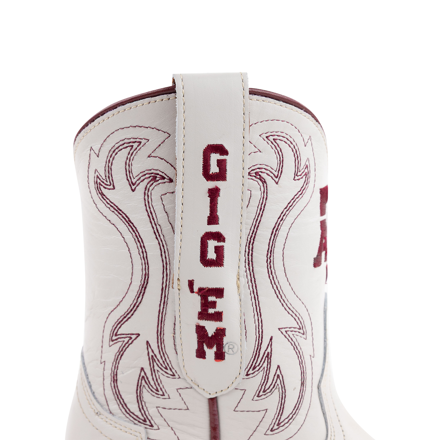 Texas A&M Women's Gameday Short Boot - White
