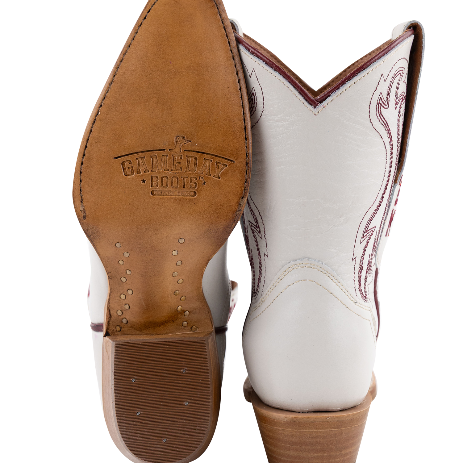 Texas A&M Women's Gameday Short Boot - White