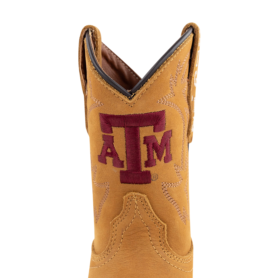 Texas A&M Gameday Boots The Boden Kids Boot - Brown