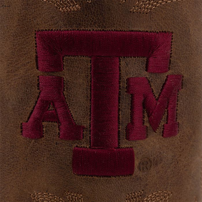 Texas A&M Gameday Boots Men's Square Toe Boot - Brown