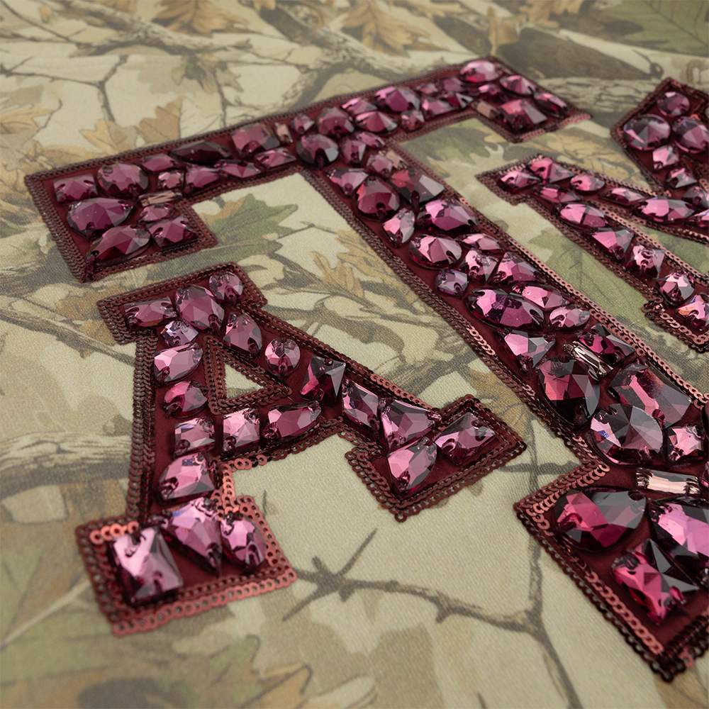 Texas A&M Queen of Sparkles Mock Neck - Camo