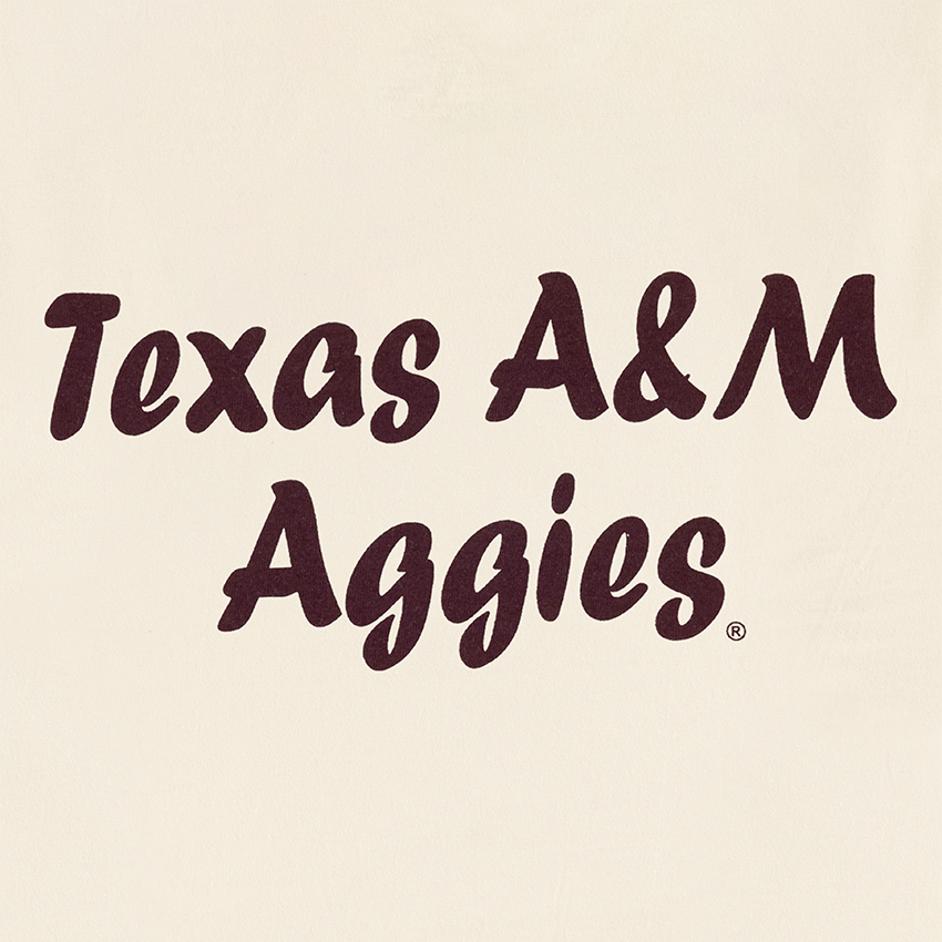 Texas A&M Aggies Cassette Tapes T-Shirt - Beige