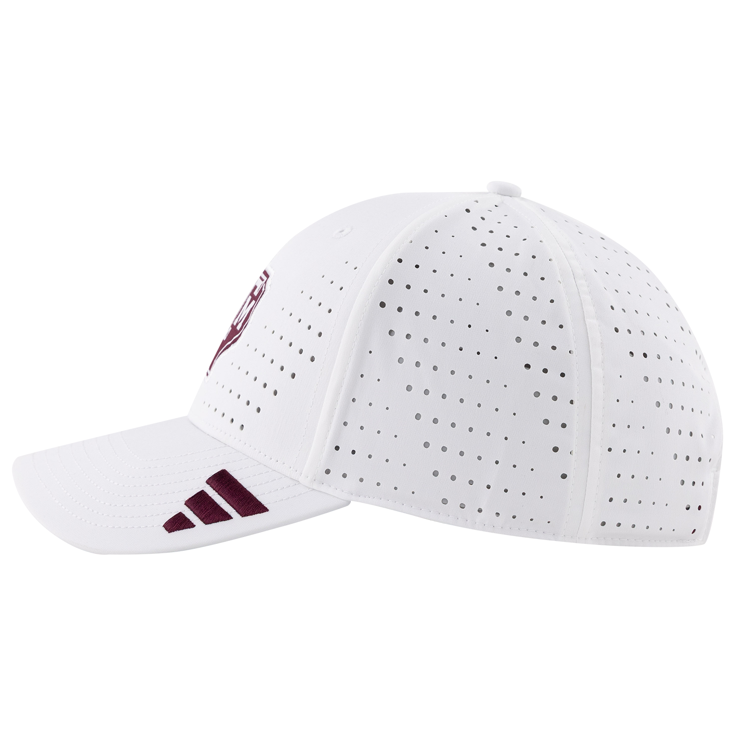 Texas A&M Adidas Lonestar Perforated Structured Hat - White