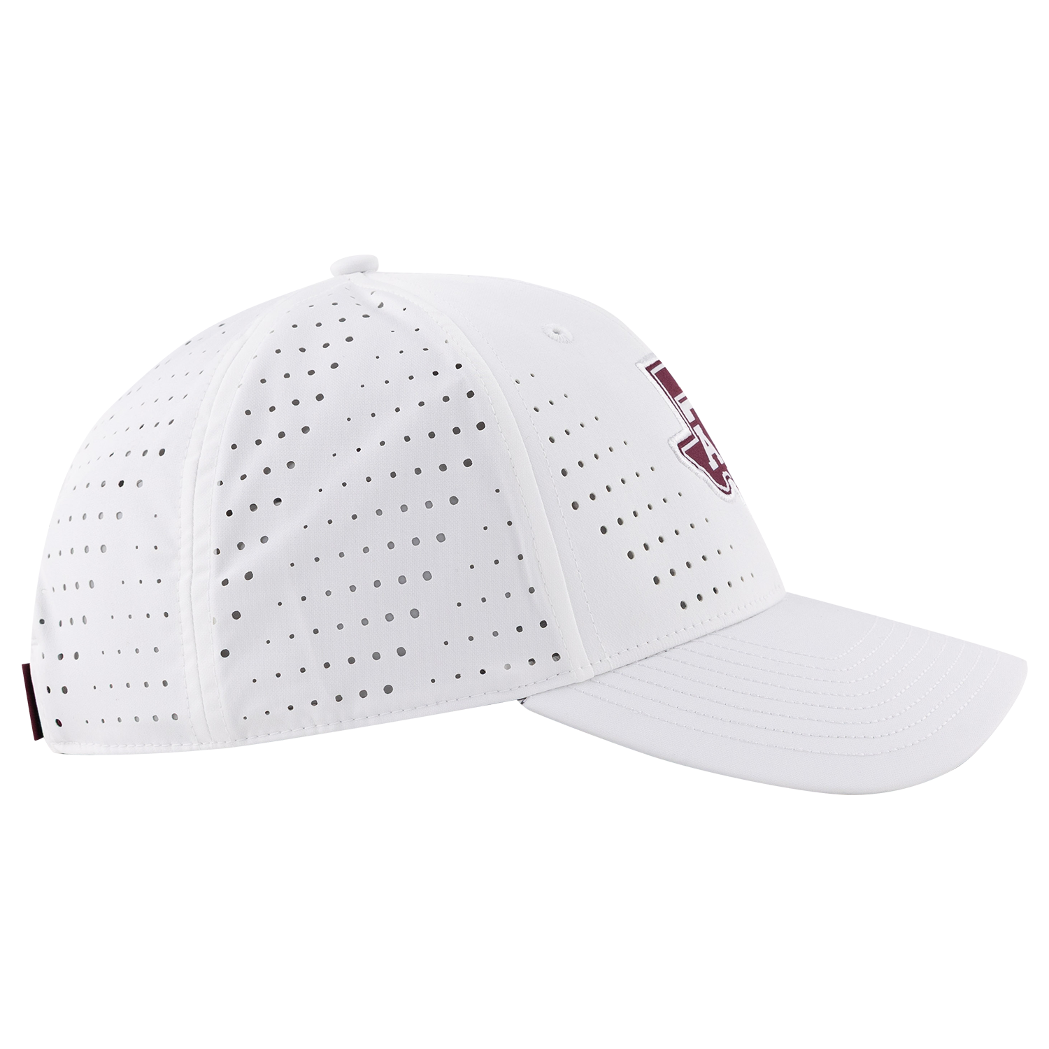Texas A&M Adidas Lonestar Perforated Structured Hat - White