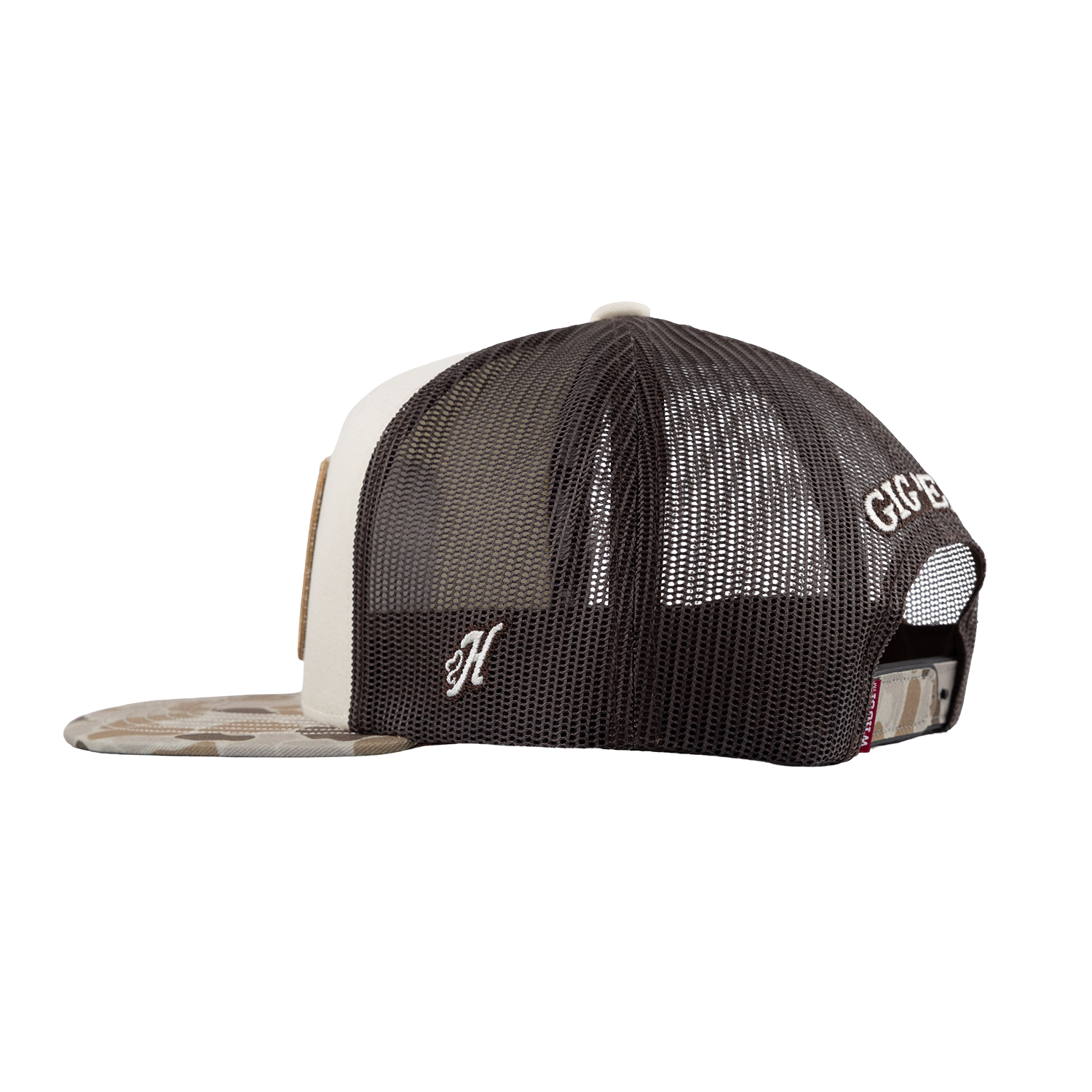 Howdy Hooey Patch Camo Cap - Beige