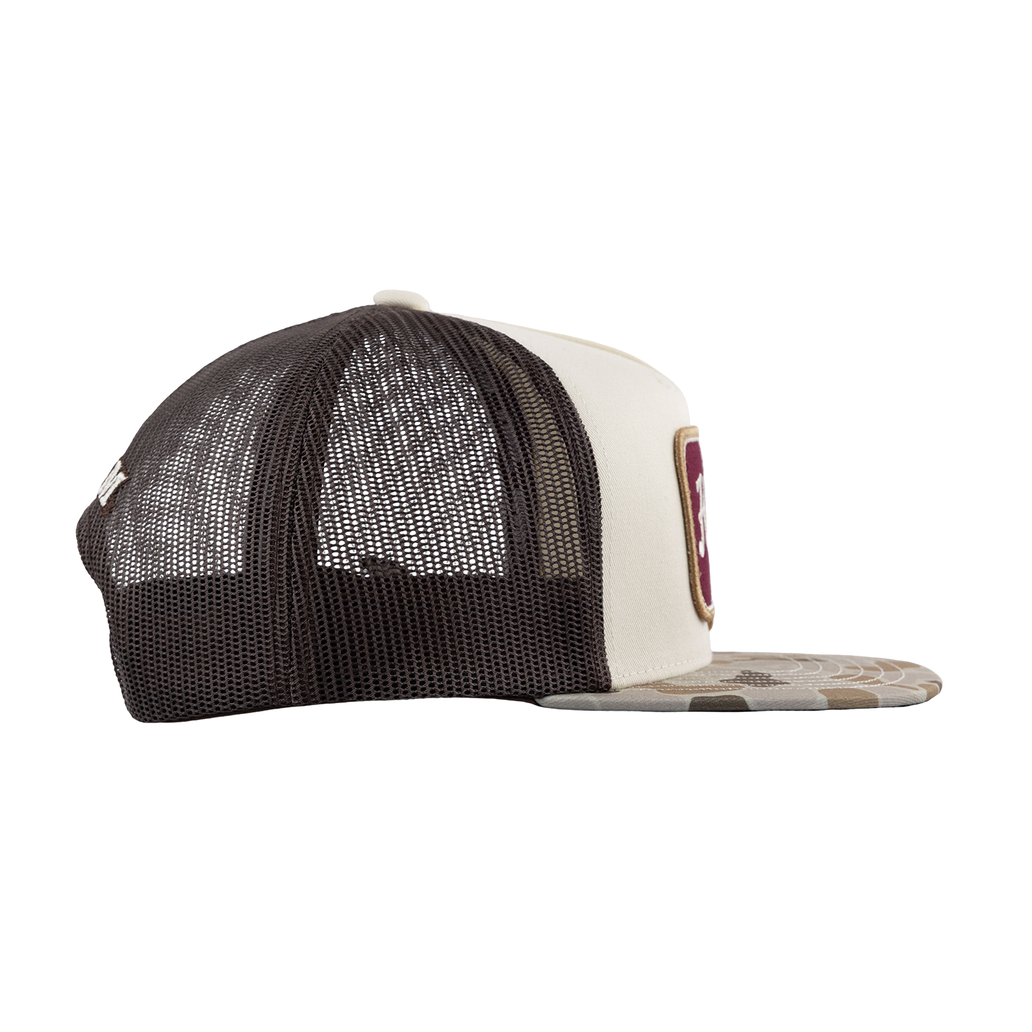 Howdy Hooey Patch Camo Cap - Beige